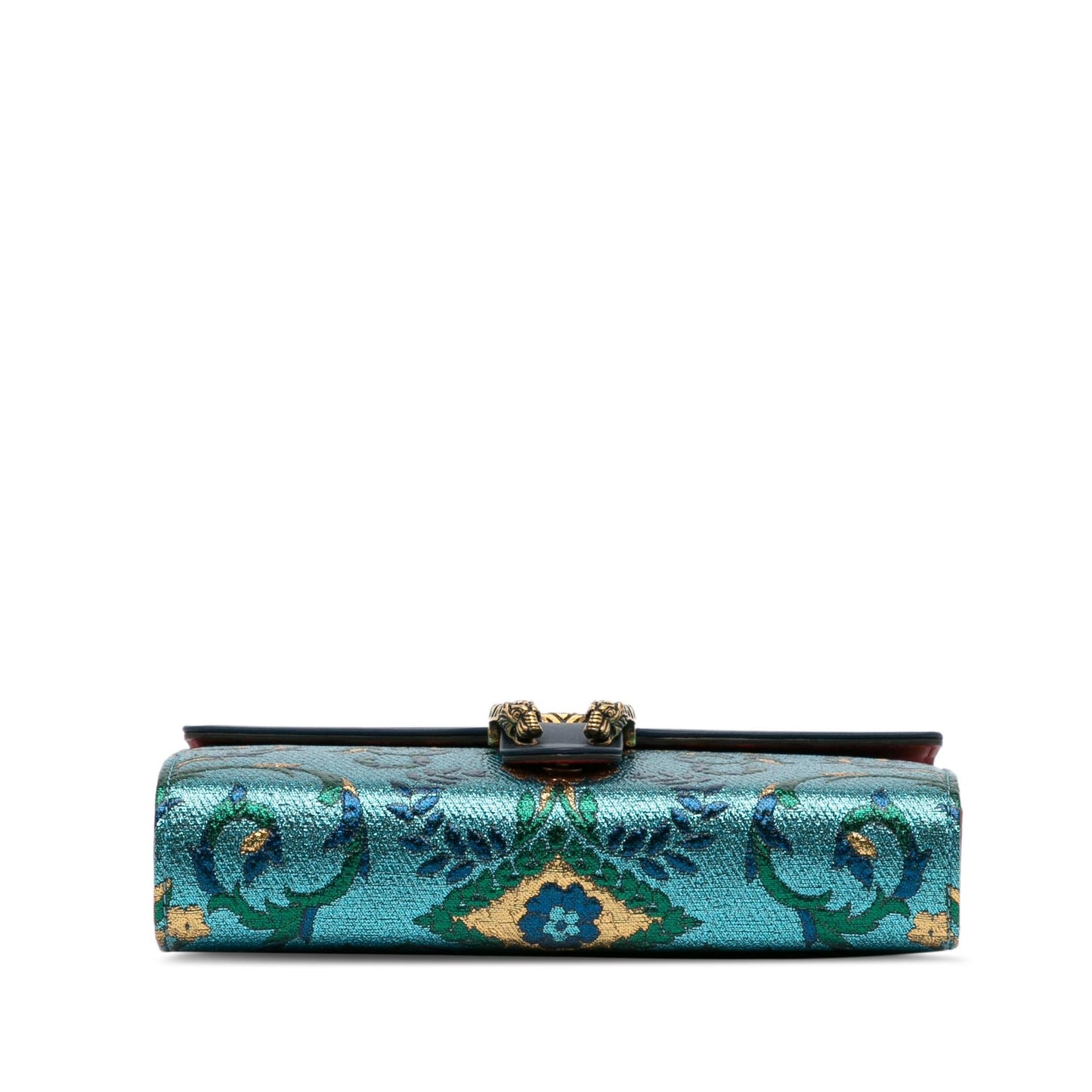 Gucci Metallic Brocade Dionysus Wallet on Chain (SHG-ob4a3q)
