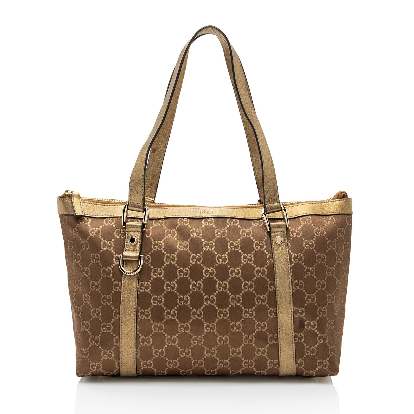 Gucci Metallic GG Canvas Abbey Medium Tote