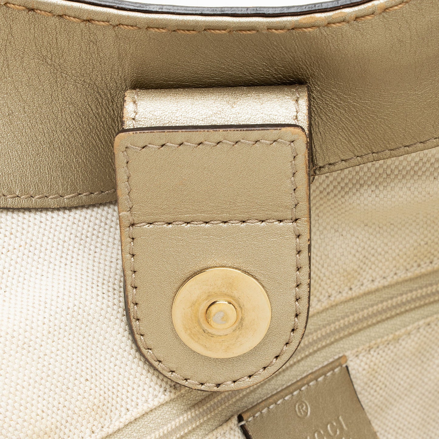 Gucci Metallic GG Canvas Sukey Large Tote