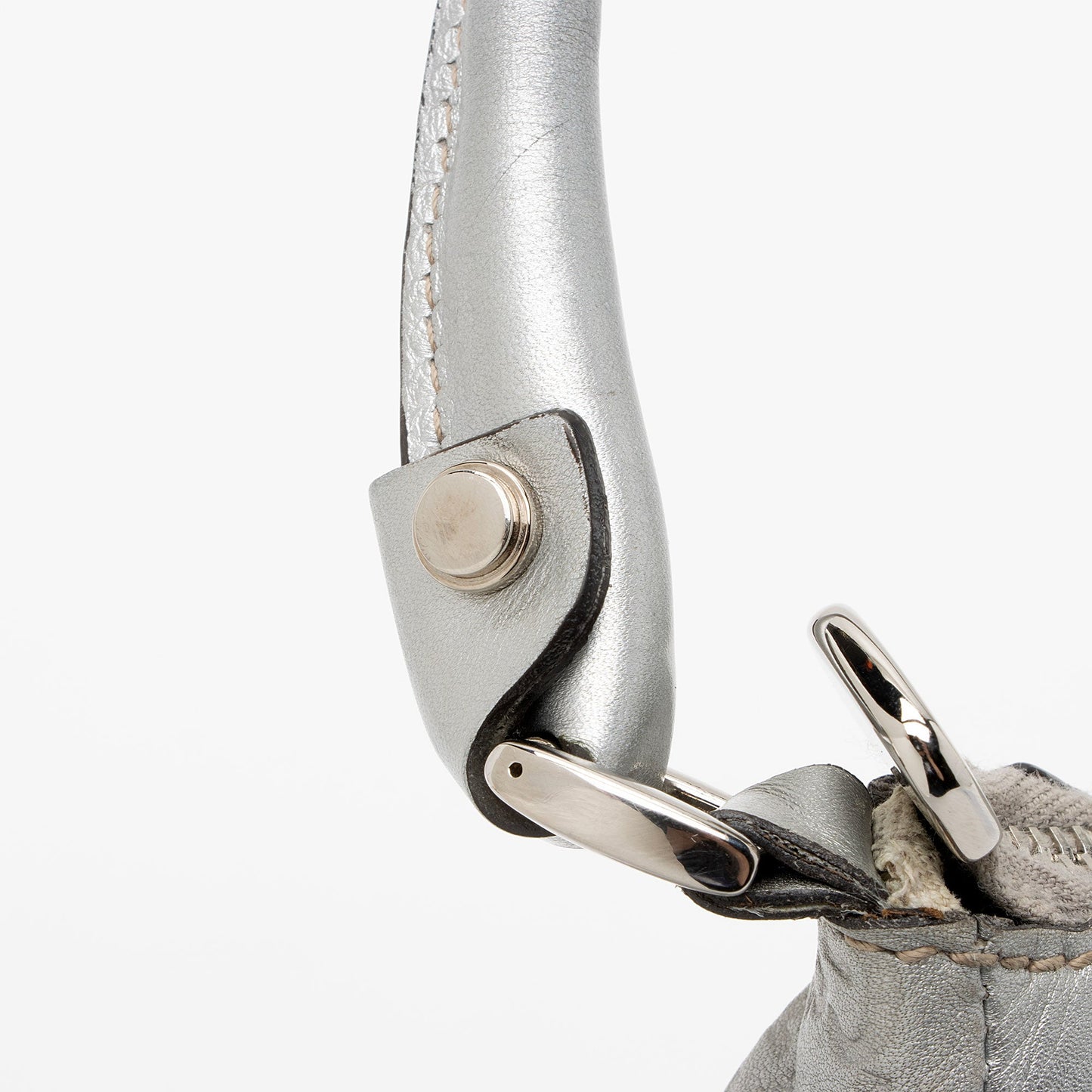 Gucci Metallic Guccissima Leather D Ring Small Hobo (SHF-KWHGdg)