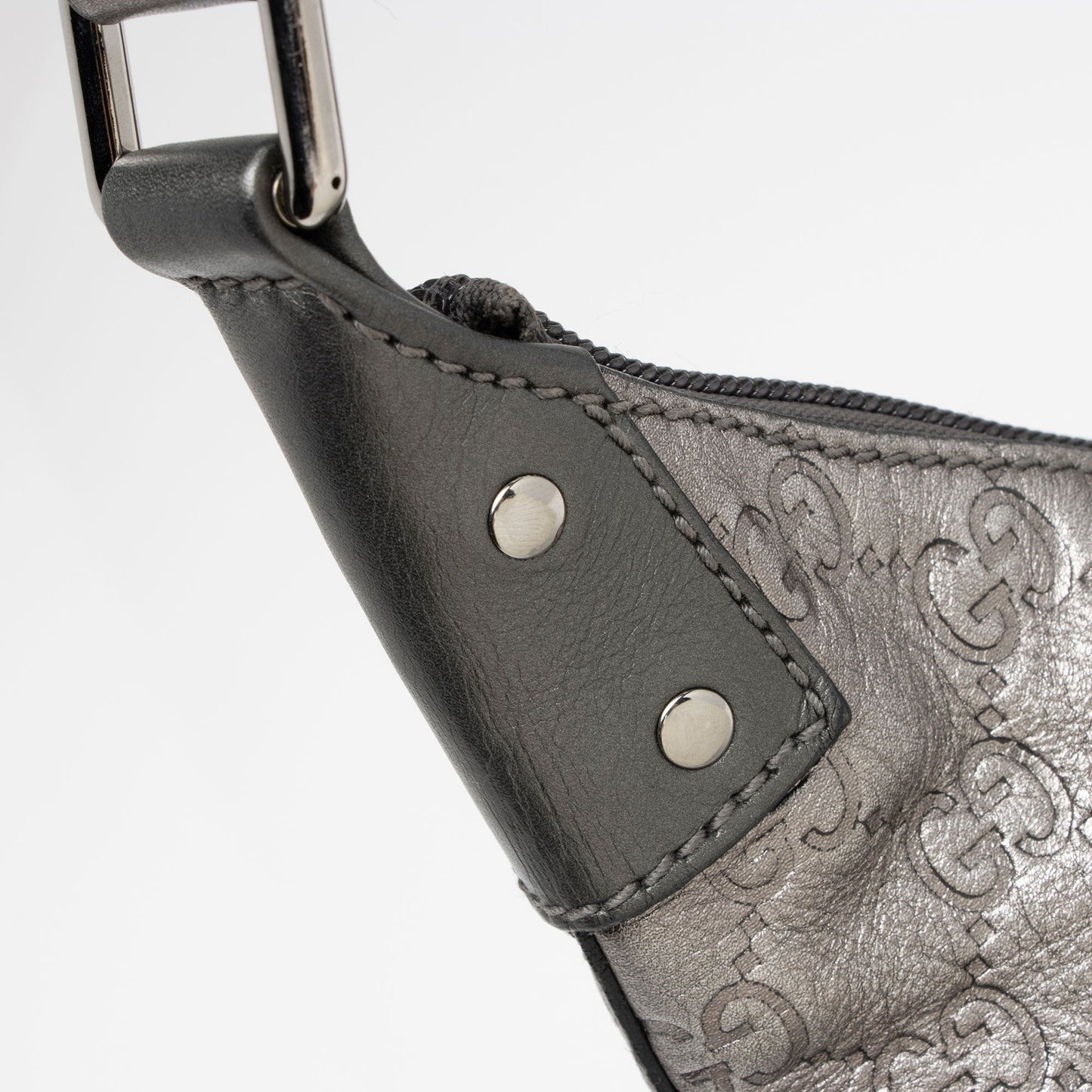 Gucci Metallic Guccissima Leather Small Hobo (SHF-WaBJWh)