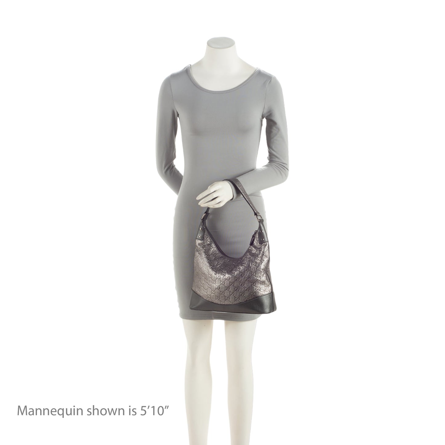 Gucci Metallic Guccissima Leather Small Hobo (SHF-WaBJWh)