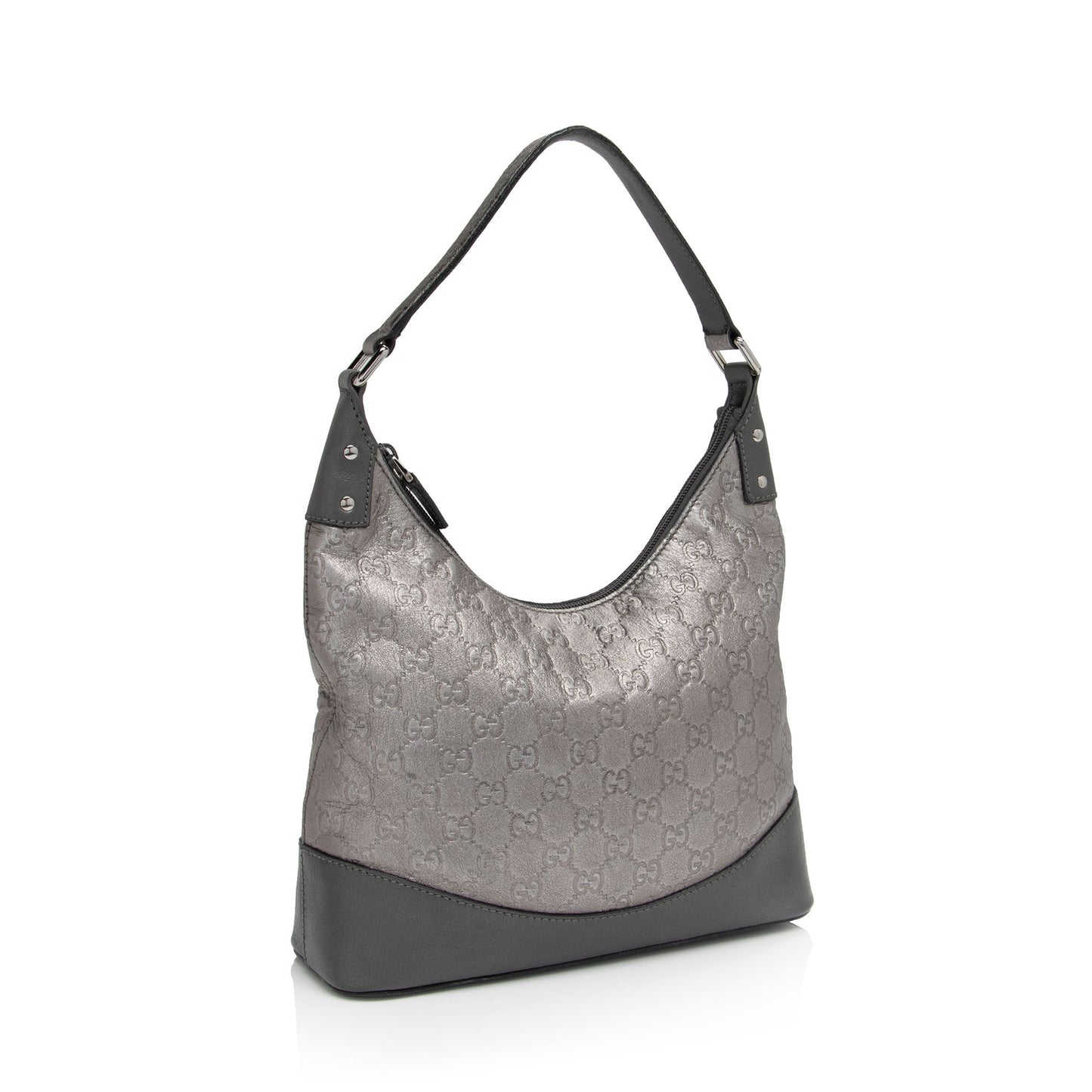 Gucci Metallic Guccissima Leather Small Hobo (SHF-WaBJWh)