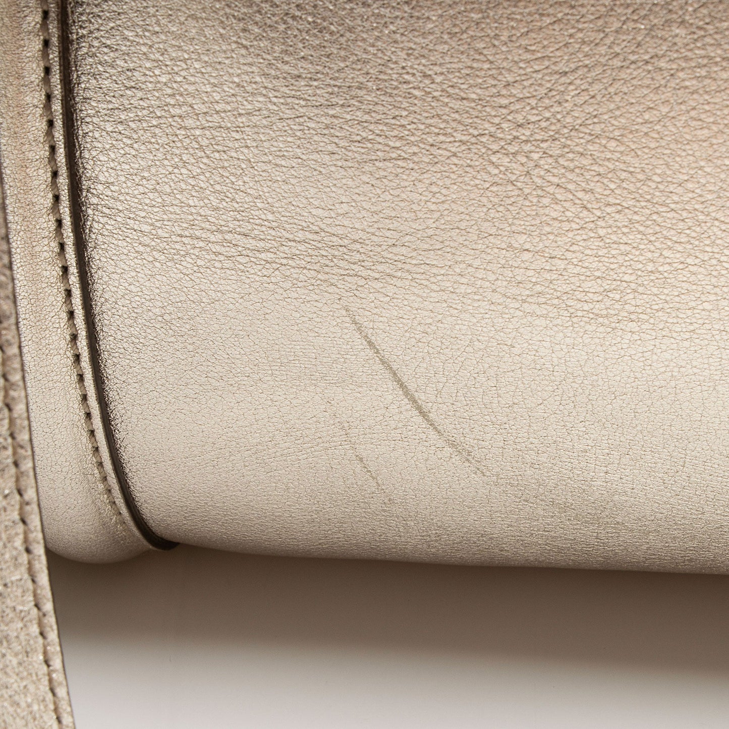 Gucci Metallic Leather Britt Small Boston Bag (SHF-YWrQAR)