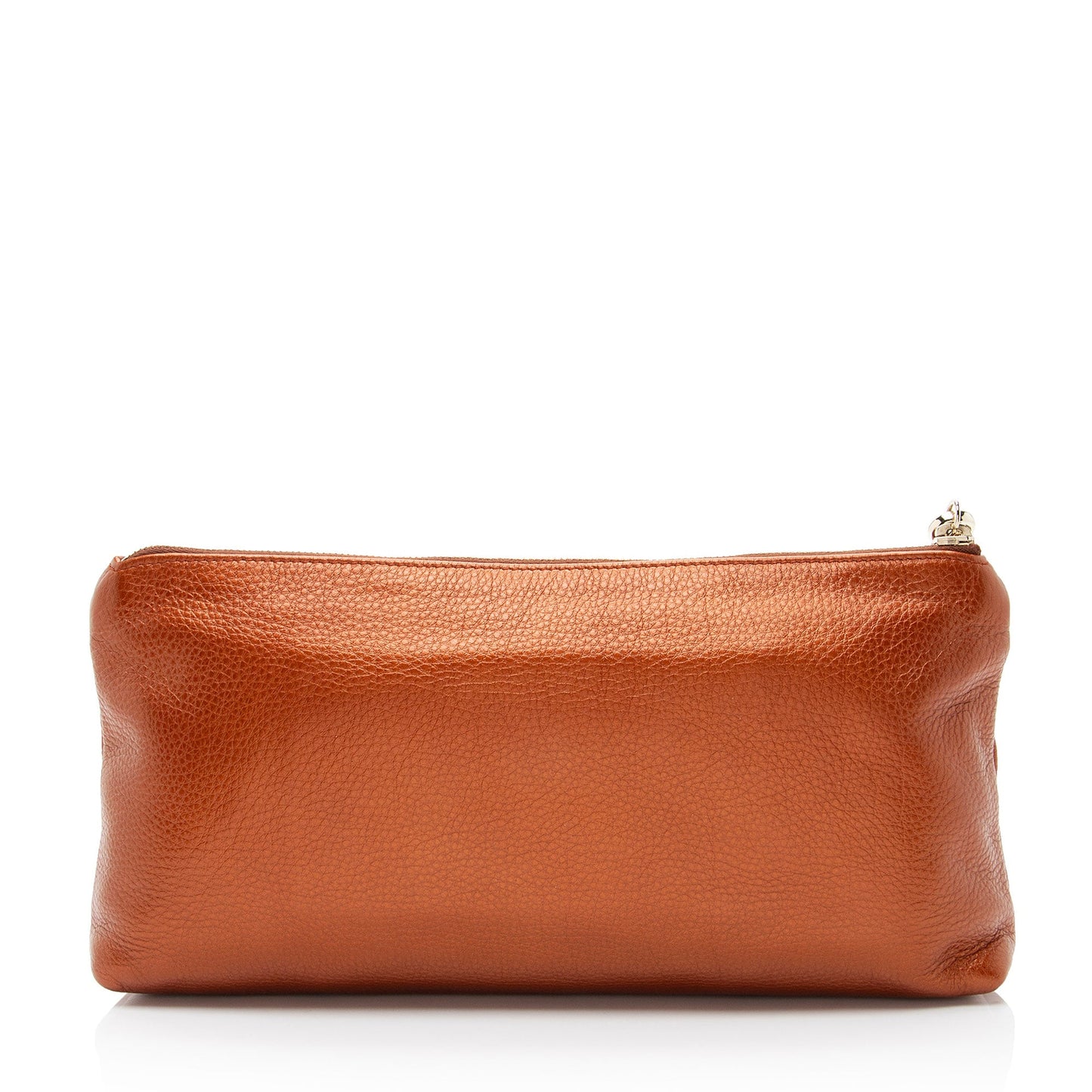 Gucci Metallic Leather Broadway Tassel Zip Clutch