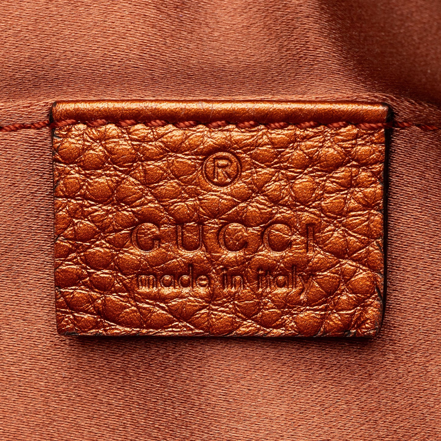 Gucci Metallic Leather Broadway Tassel Zip Clutch