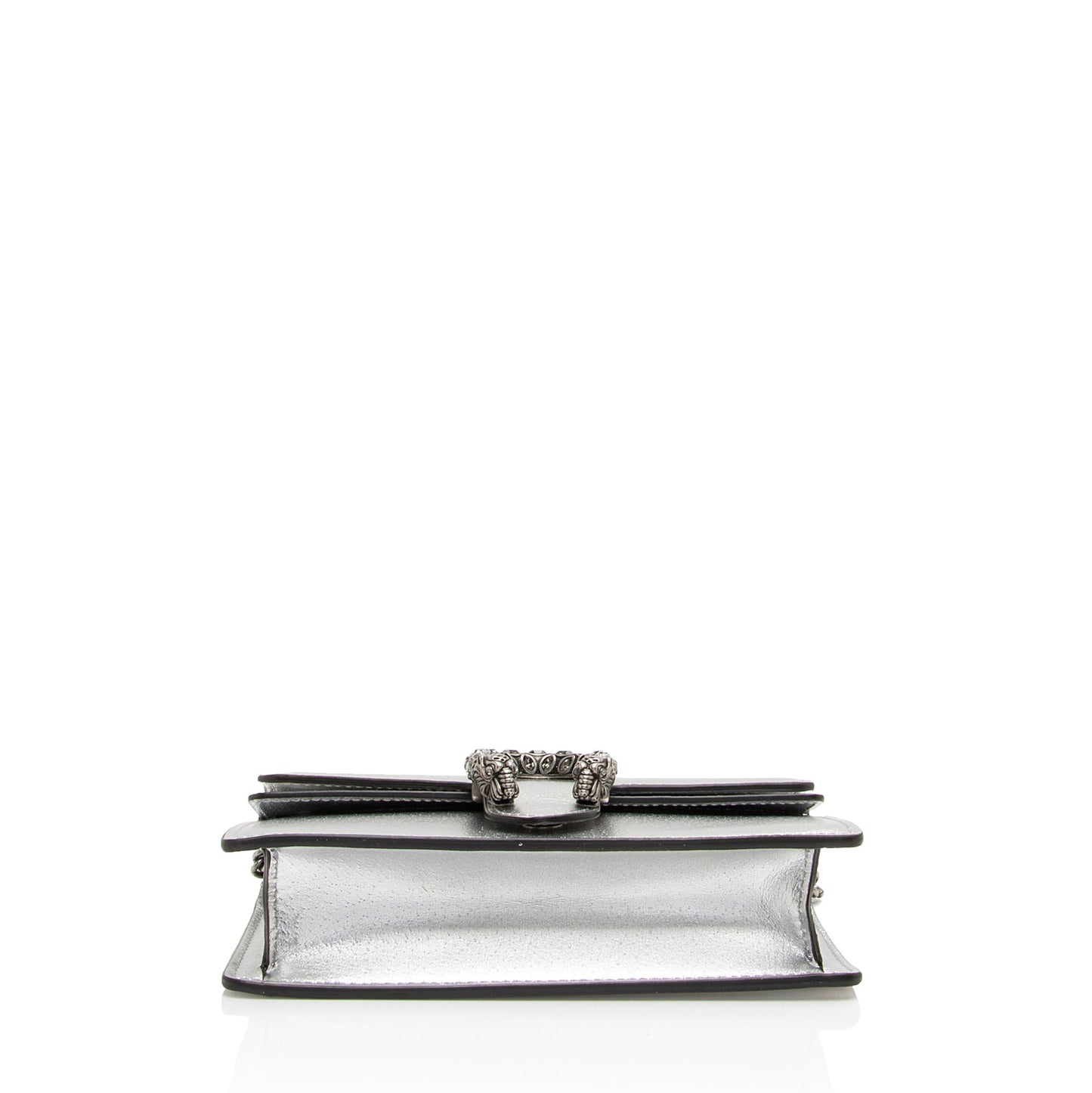 Gucci Metallic Leather Dionysus Super Mini Bag (SHF-PQUwUw)