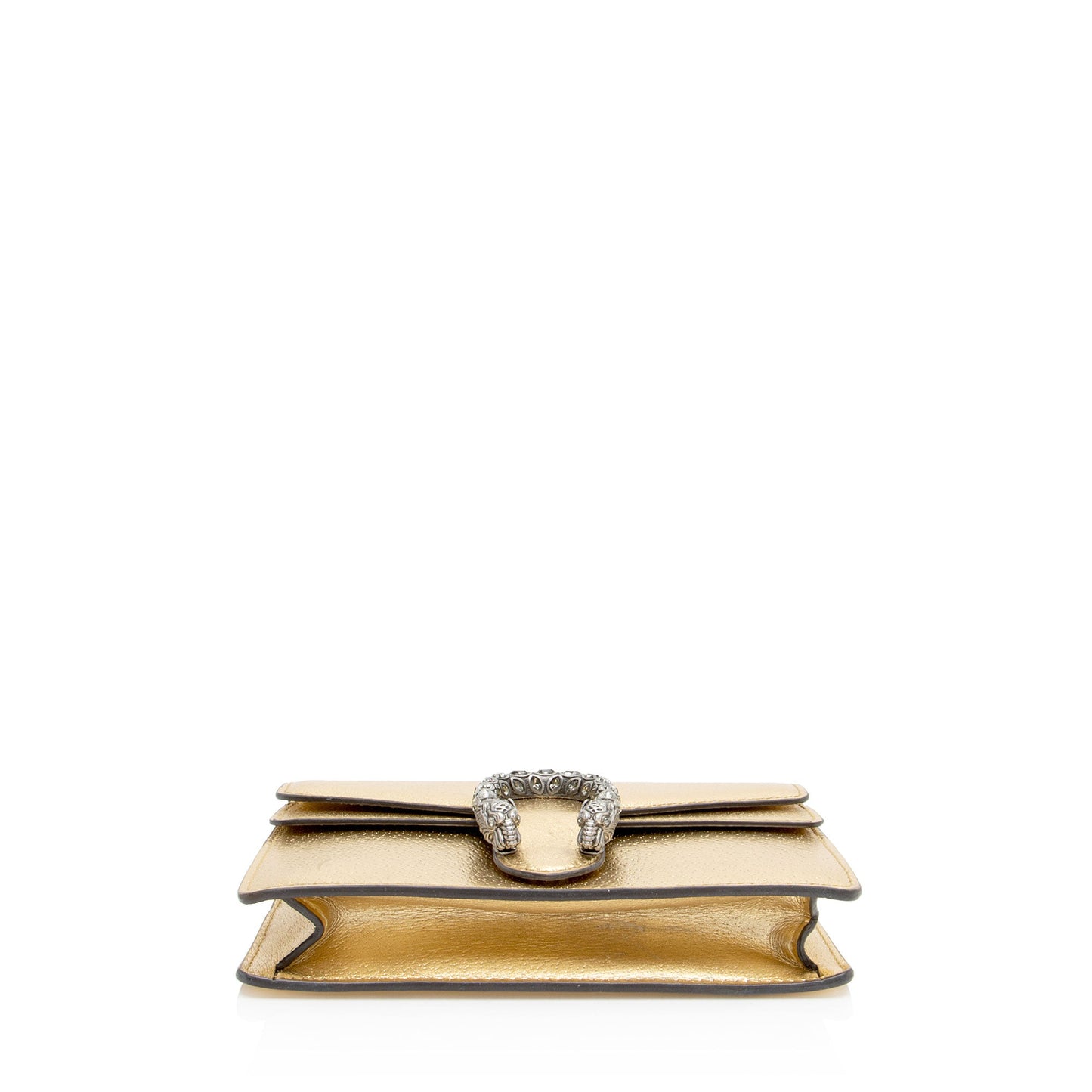 Gucci Metallic Leather Dionysus Super Mini Bag