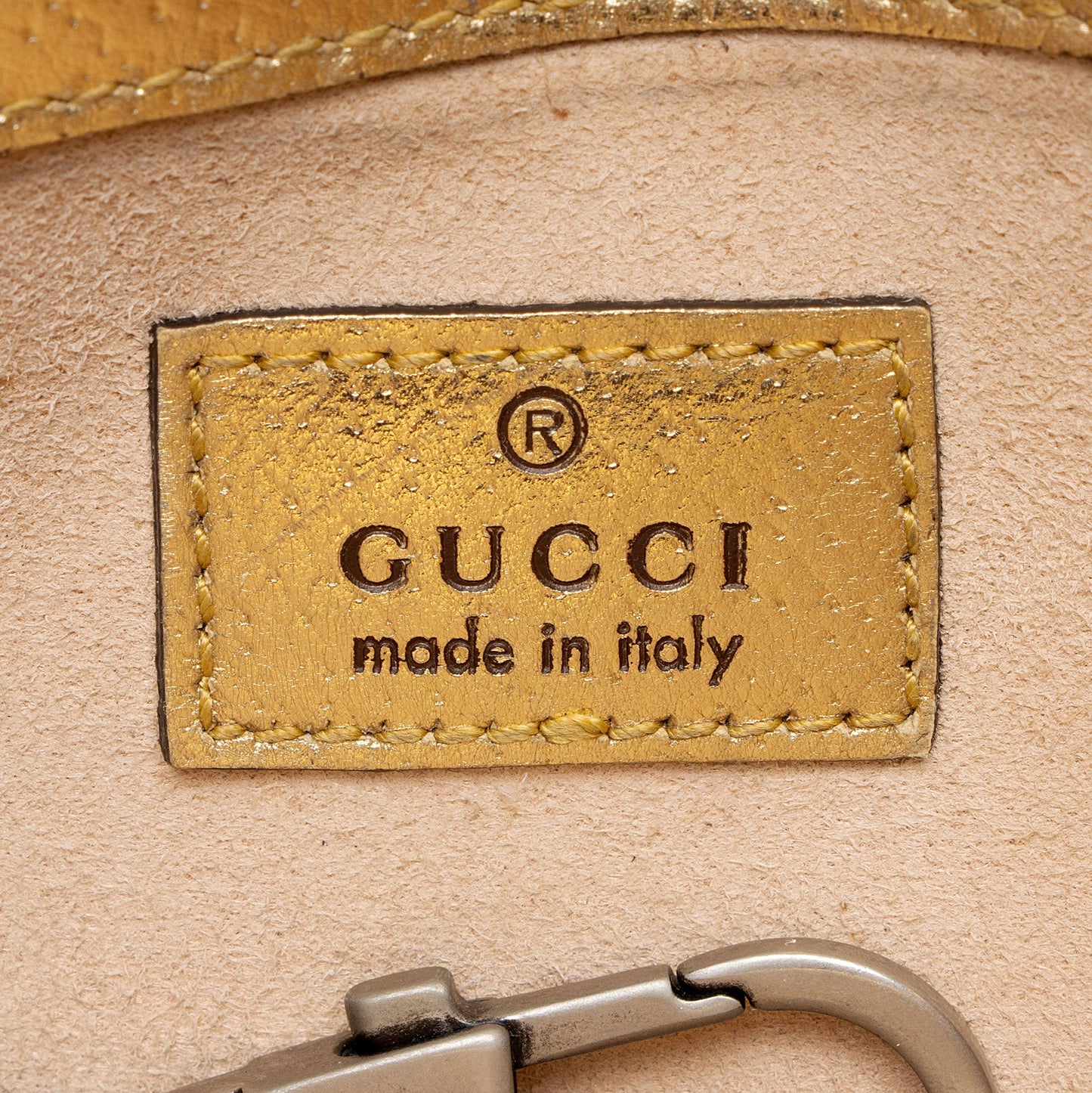 Gucci Metallic Leather Dionysus Super Mini Bag