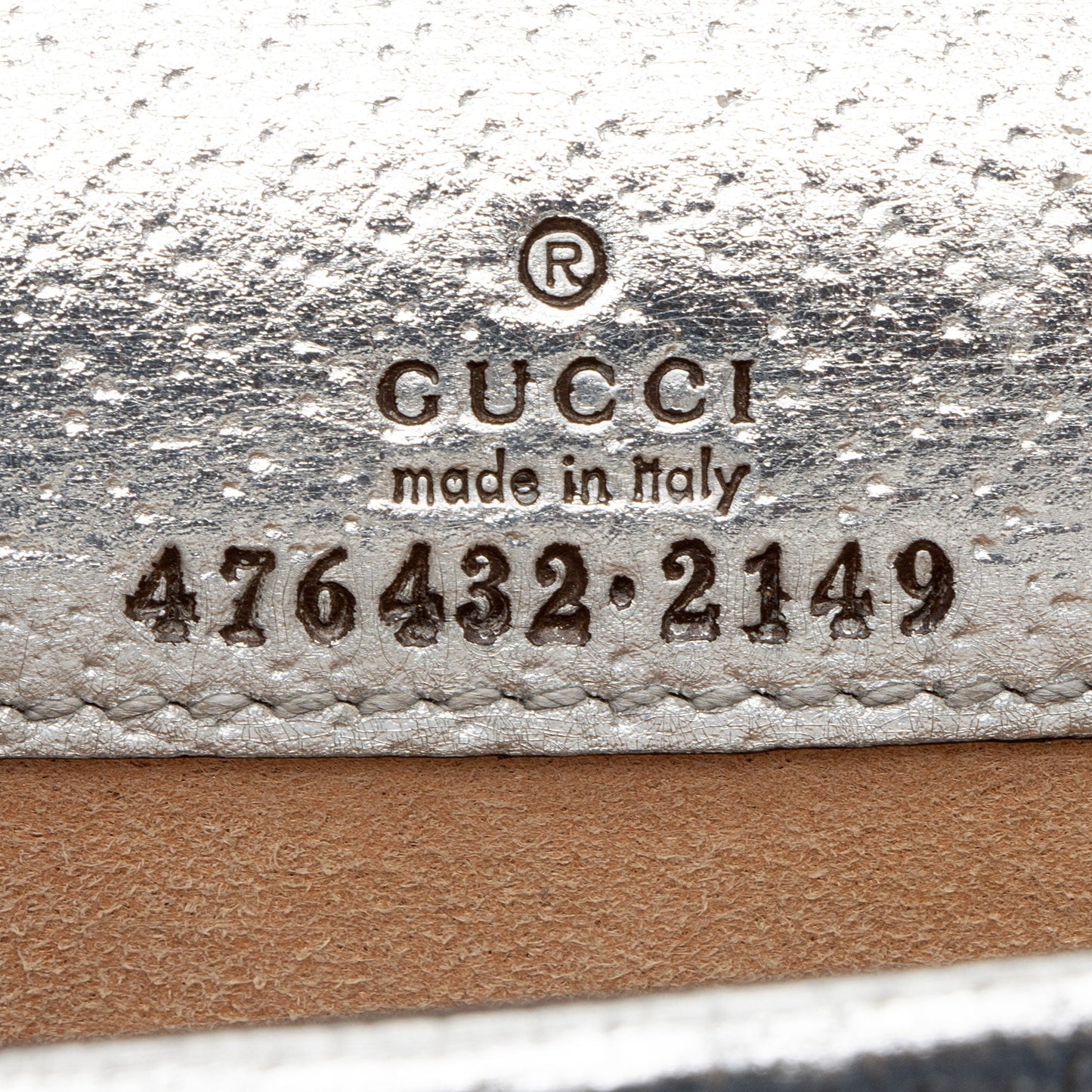 Gucci Metallic Leather Dionysus Super Mini Bag