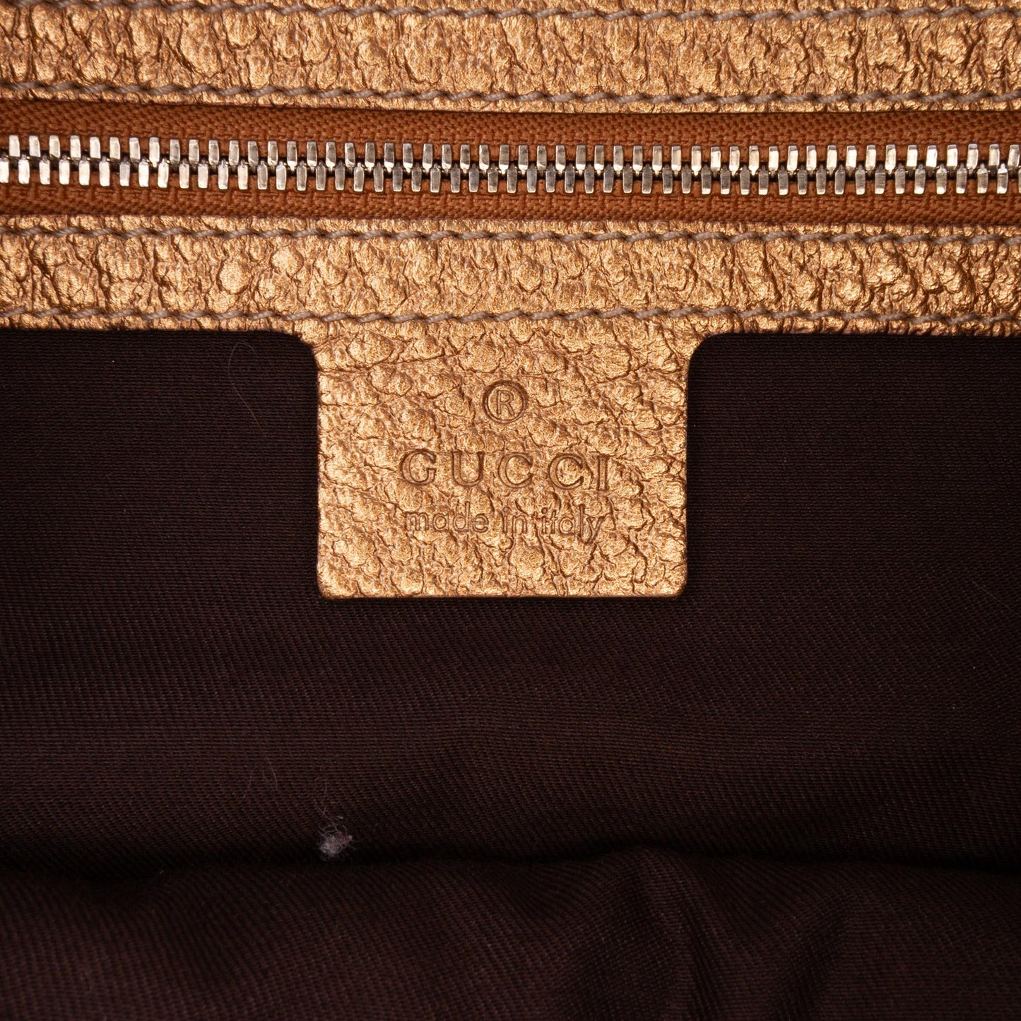 Gucci Metallic Leather Horsebit Crossbody