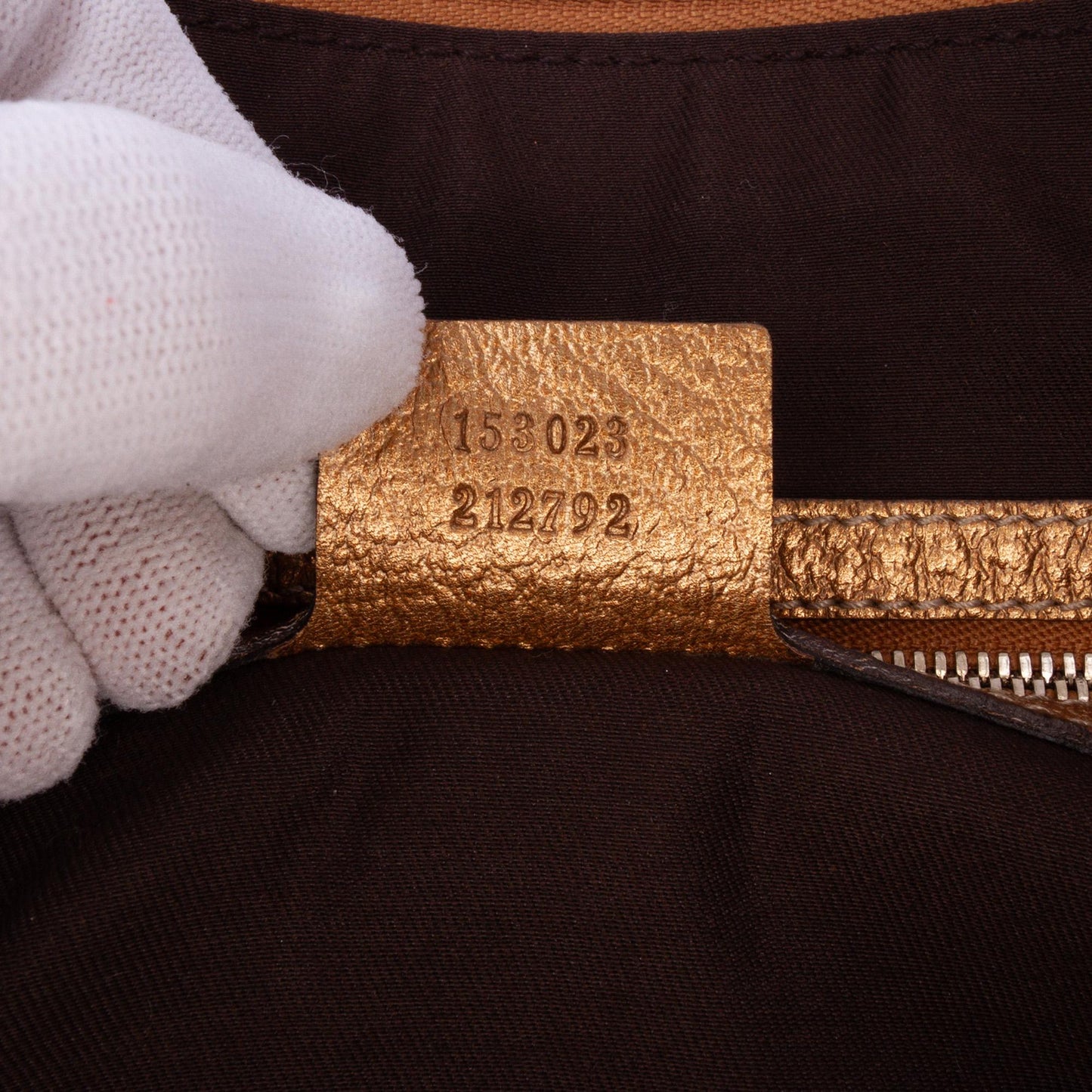 Gucci Metallic Leather Horsebit Crossbody
