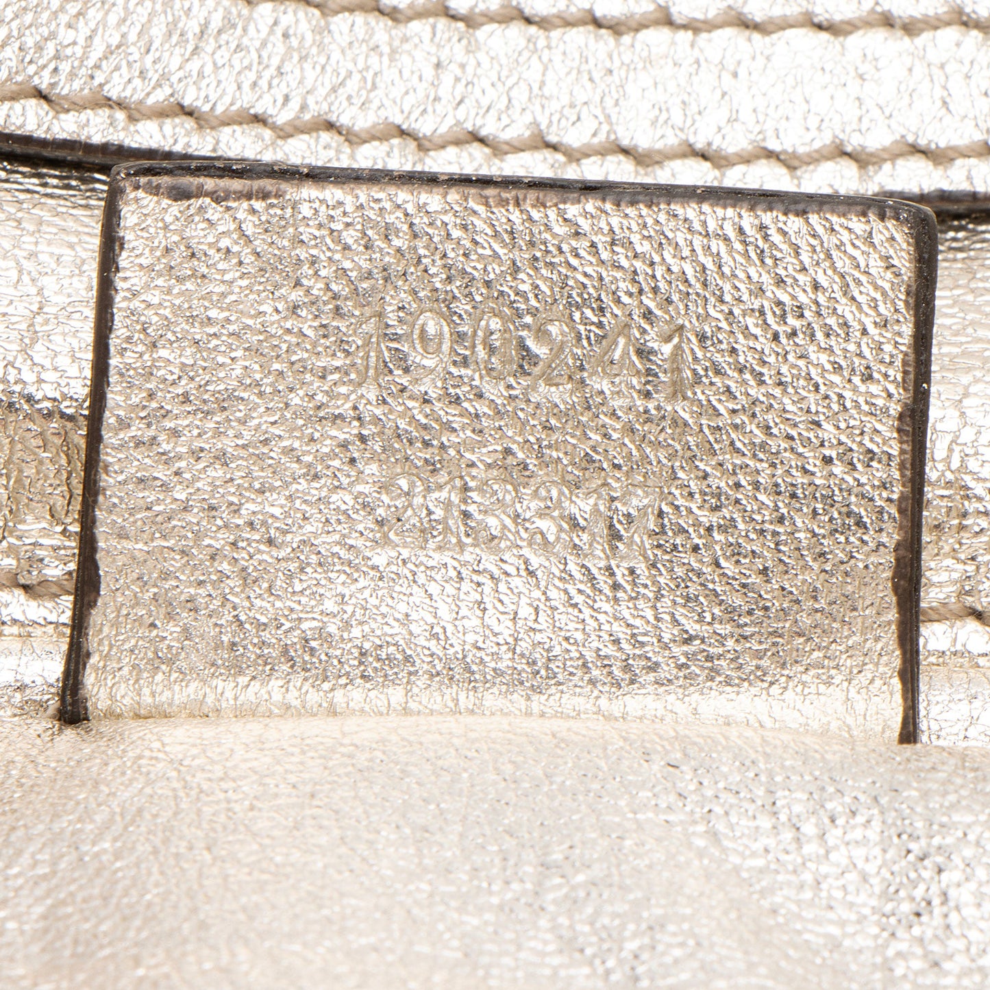 Gucci Metallic Leather Papillon Hysteria Clutch
