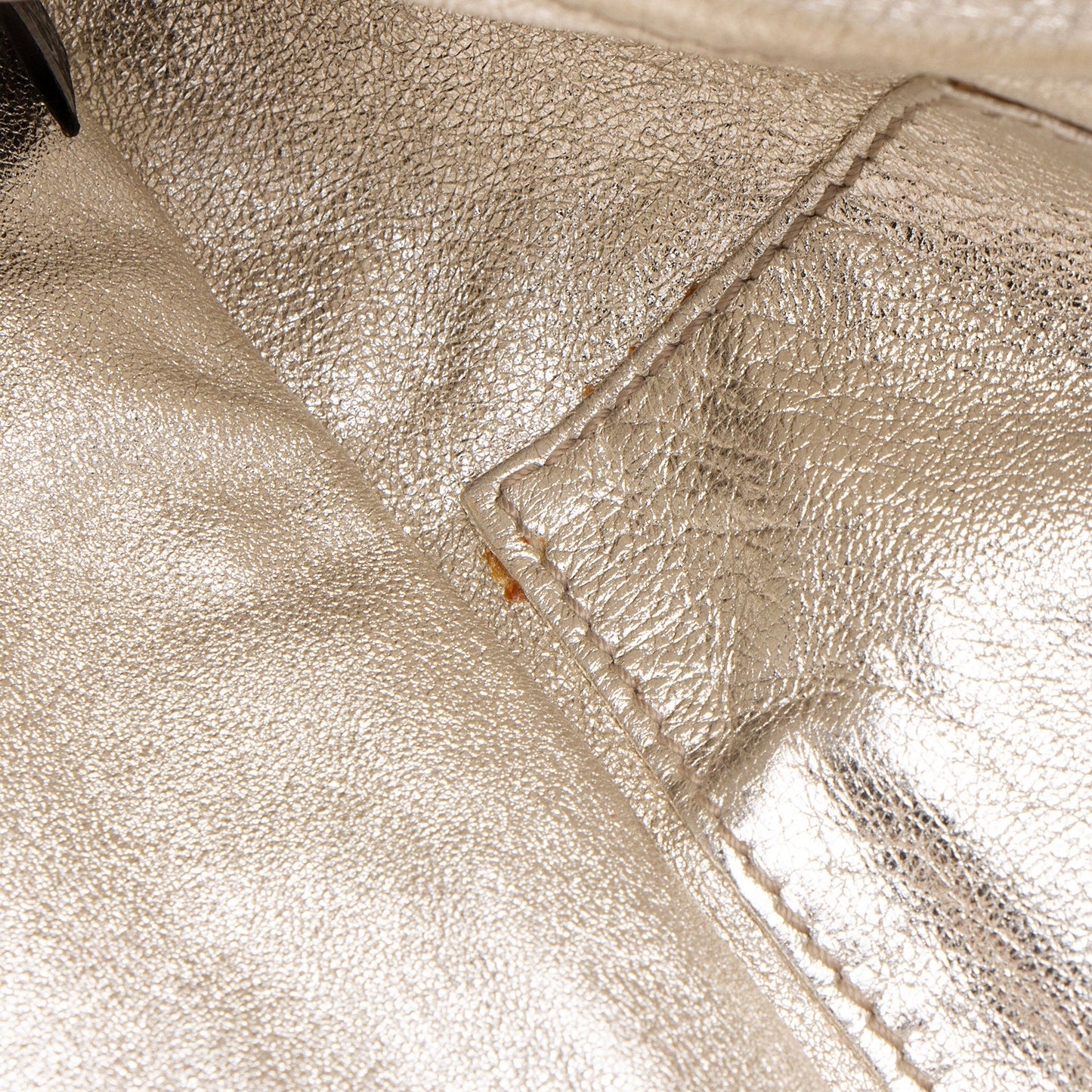 Gucci Metallic Leather Papillon Hysteria Clutch