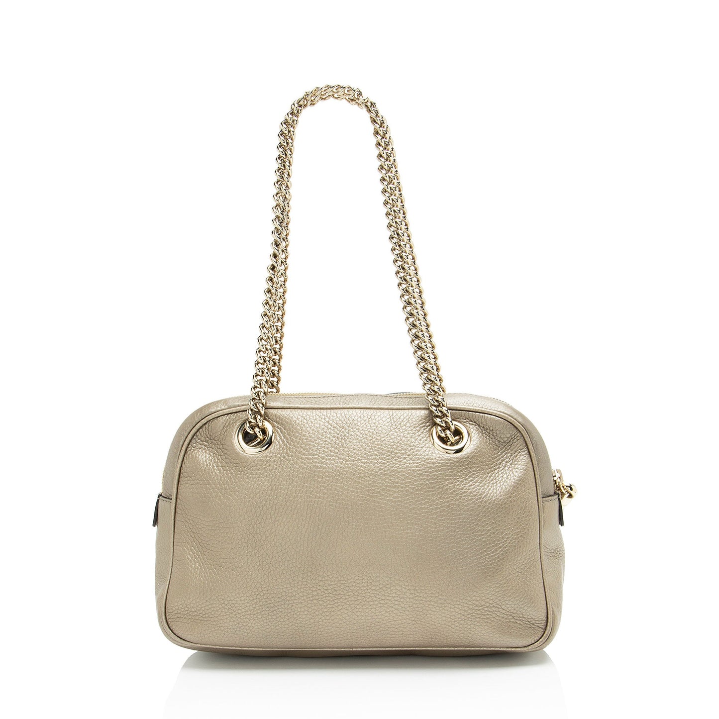 Gucci Metallic Leather Soho Chain Shoulder Bag