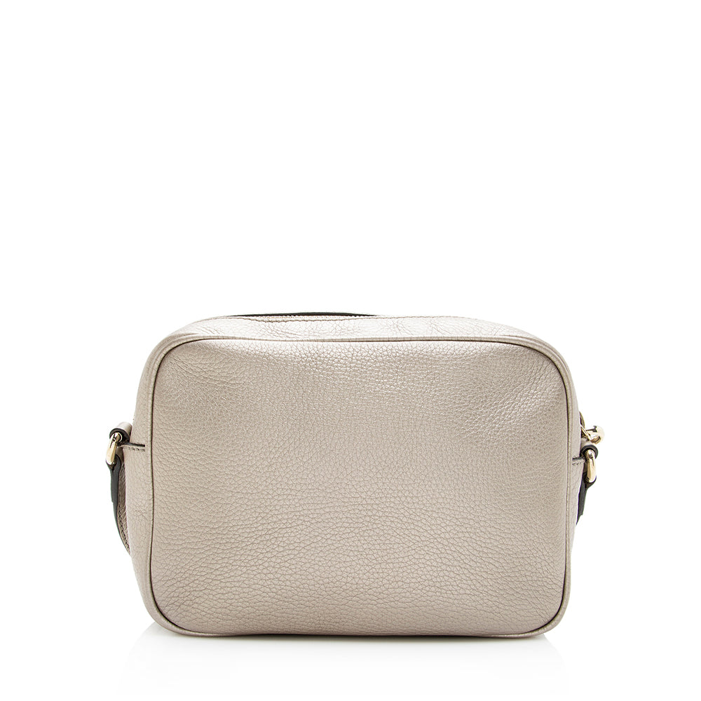 Gucci Metallic Leather Soho Disco Bag (SHF-19572)