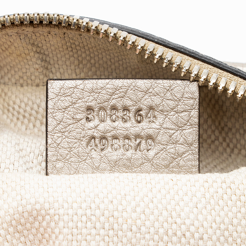 Gucci Metallic Leather Soho Disco Bag (SHF-19572)