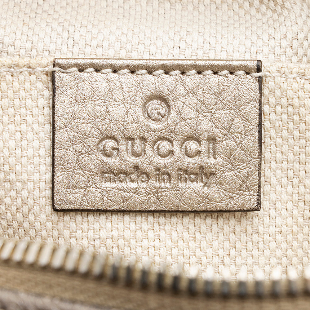Gucci Metallic Leather Soho Disco Bag (SHF-19572)