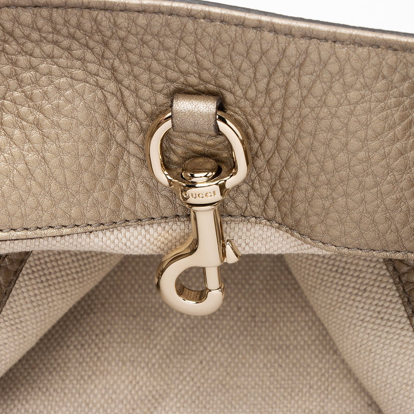 Gucci Metallic Leather Soho Medium Shoulder Bag (SHF-WsyCup)