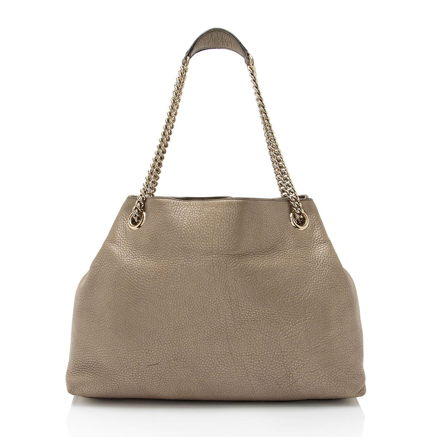 Gucci Metallic Leather Soho Medium Shoulder Bag