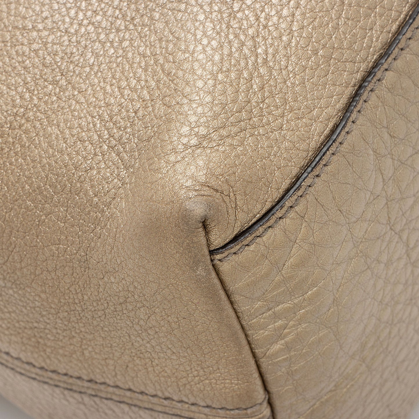 Gucci Metallic Leather Soho Medium Shoulder Bag