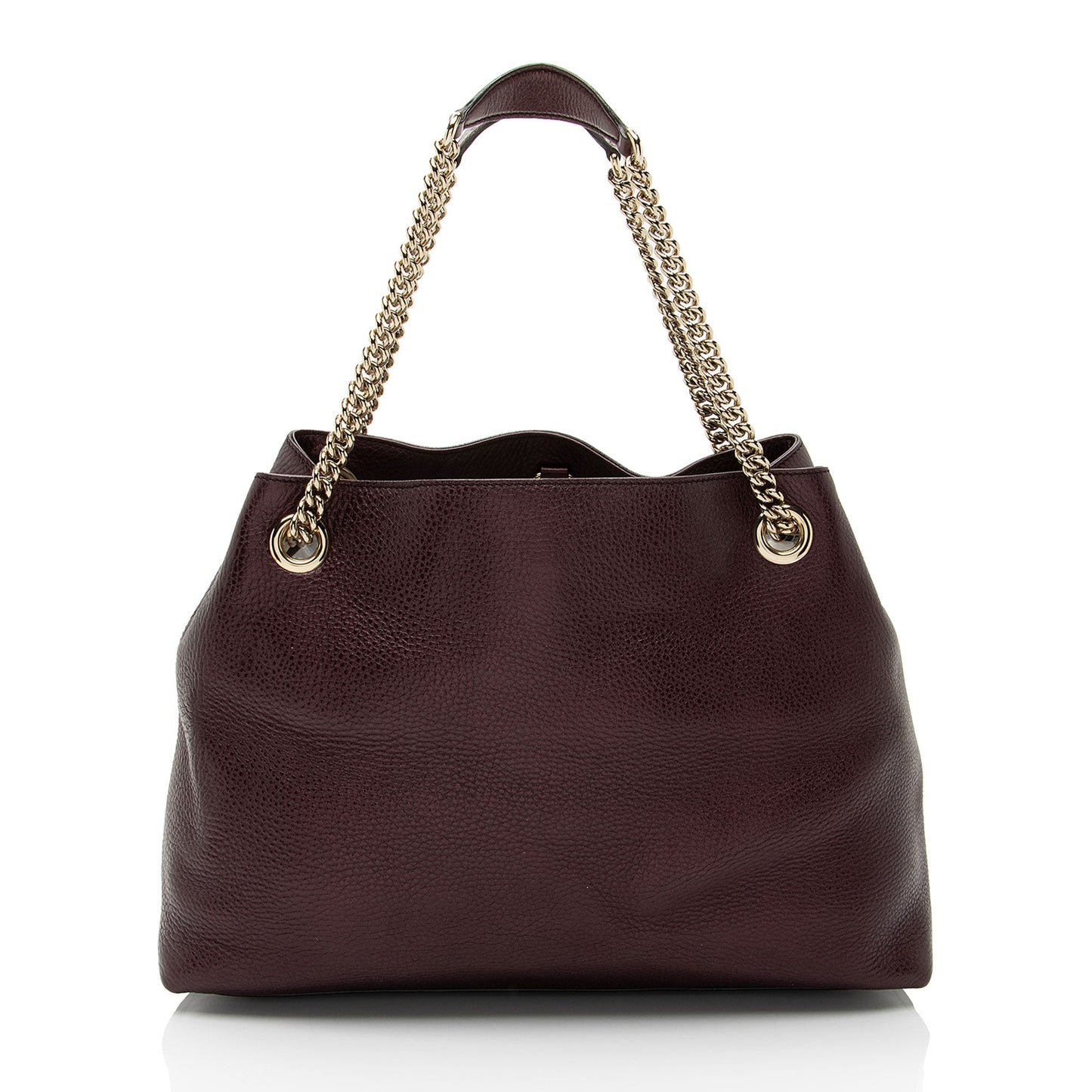 Gucci Metallic Leather Soho Medium Shoulder Bag