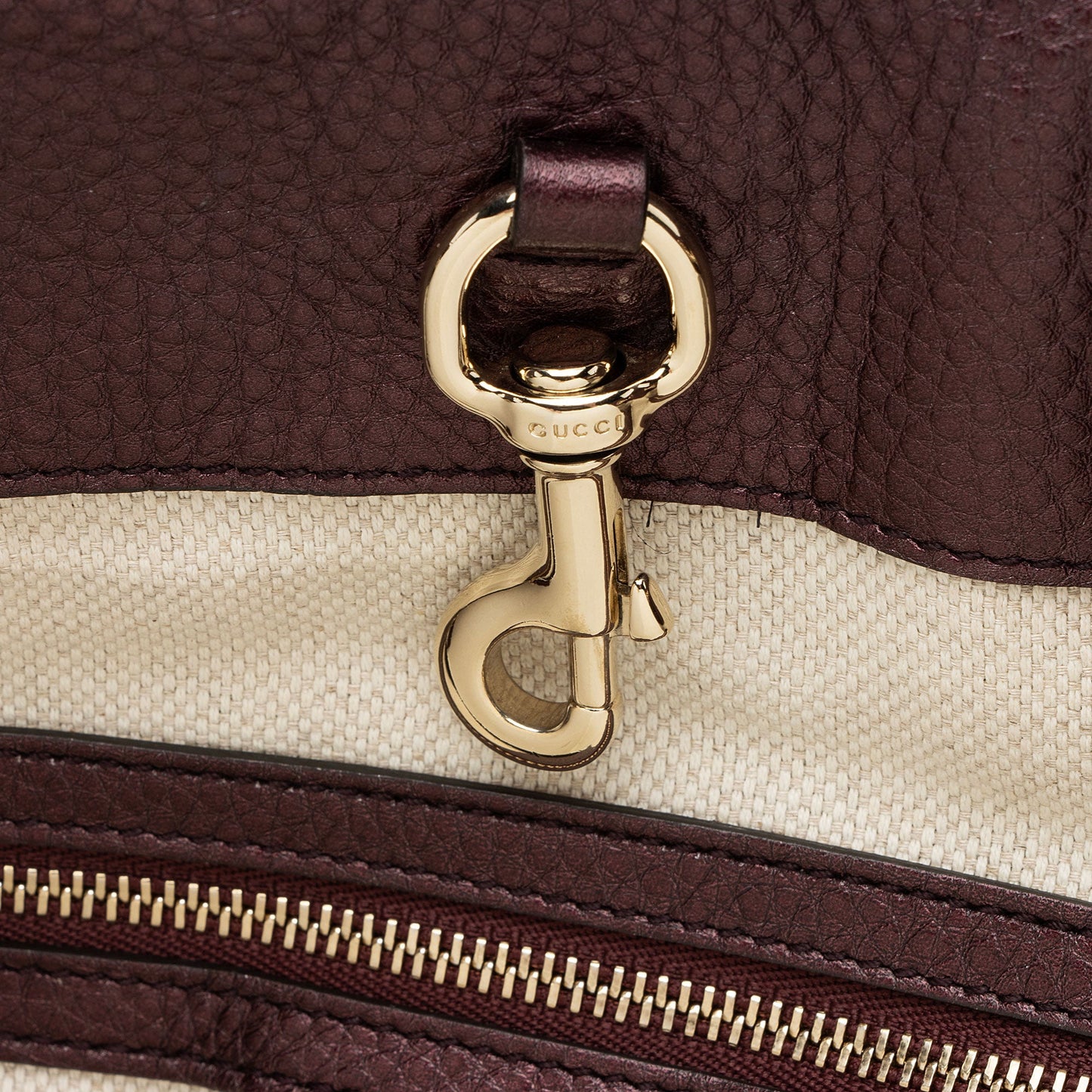 Gucci Metallic Leather Soho Medium Shoulder Bag