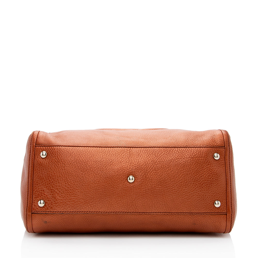 Gucci Metallic Leather Soho Medium Tote - FINAL SALE (SHF-18153)