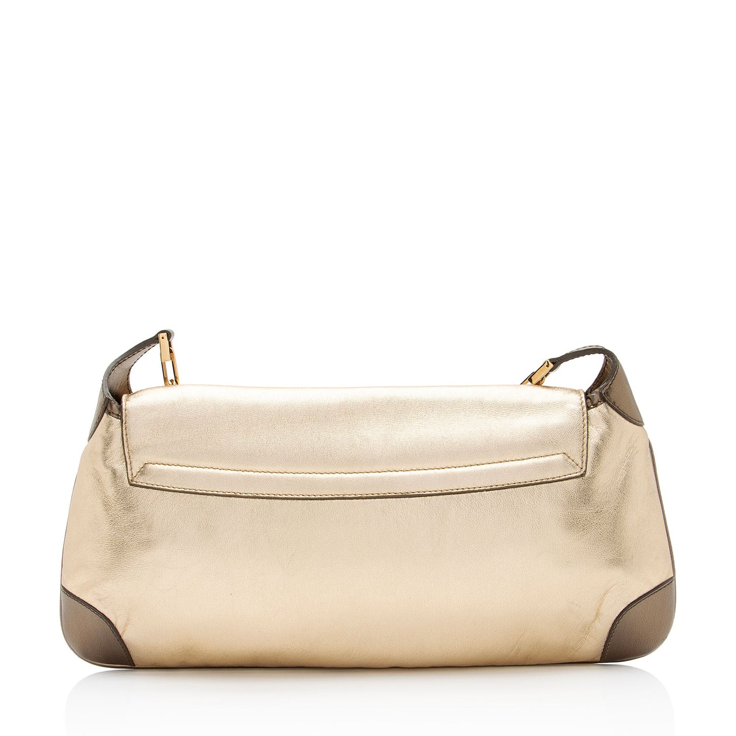 Gucci Metallic Leather Tiger Charm Shoulder Bag (SHF-ltMIAv)