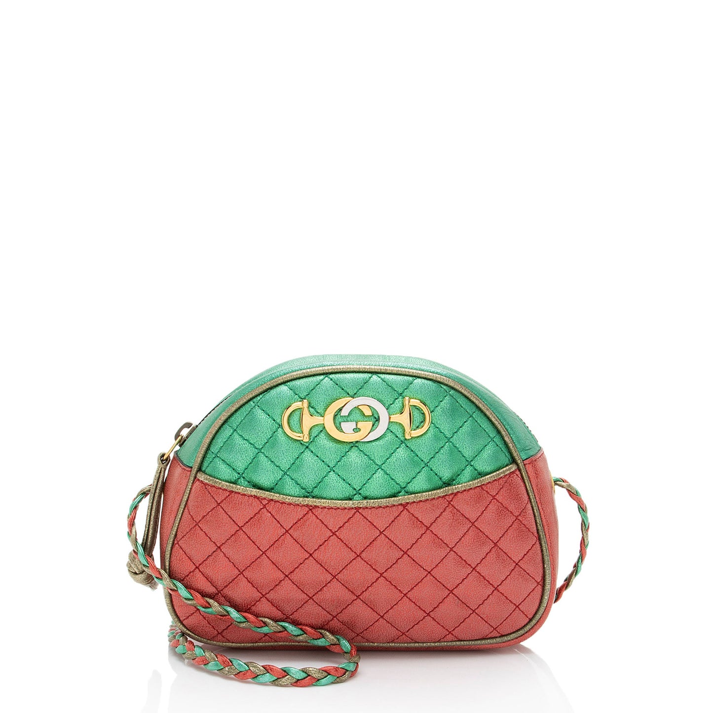 Gucci Metallic Leather Trapuntata Mini Bag