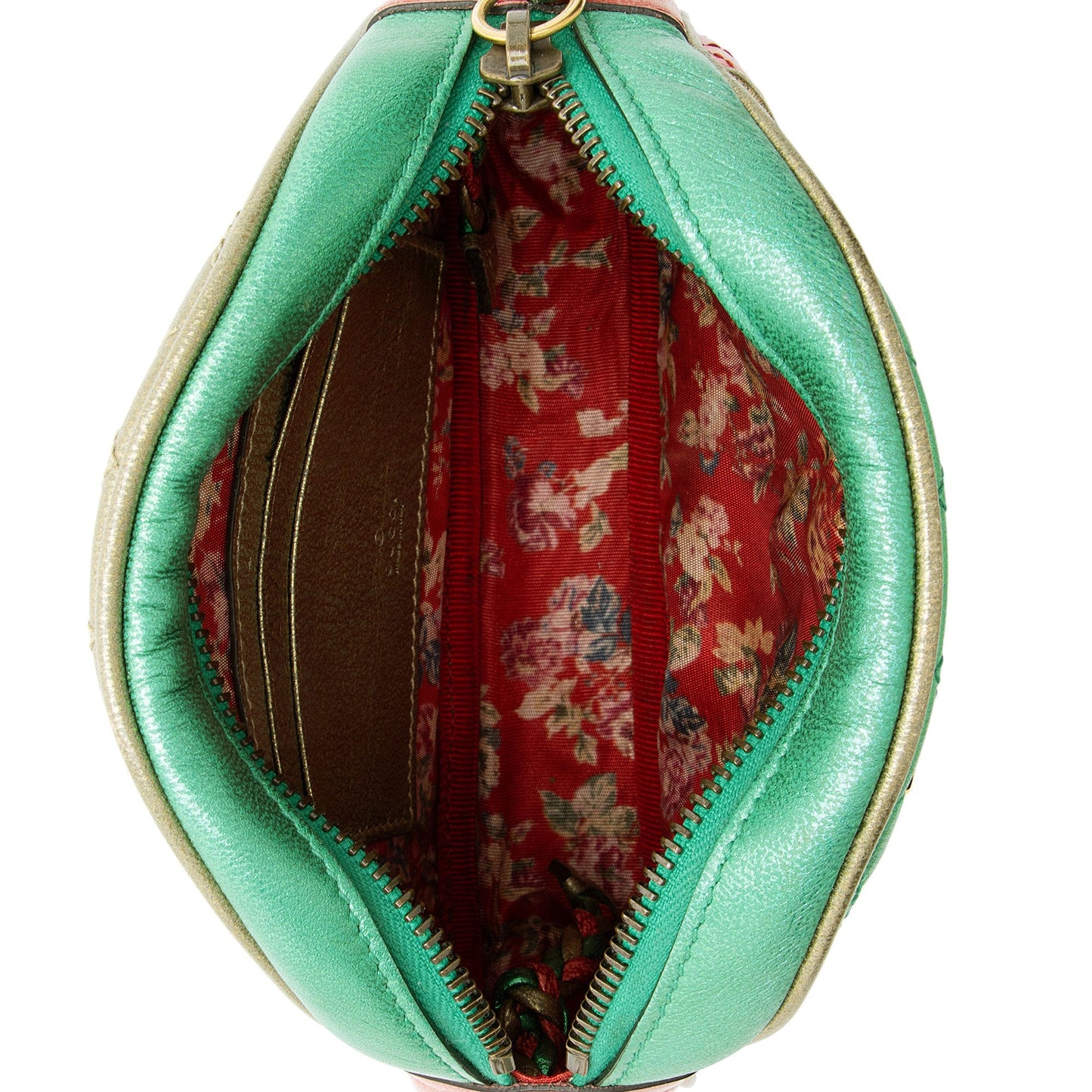 Gucci Metallic Leather Trapuntata Mini Bag