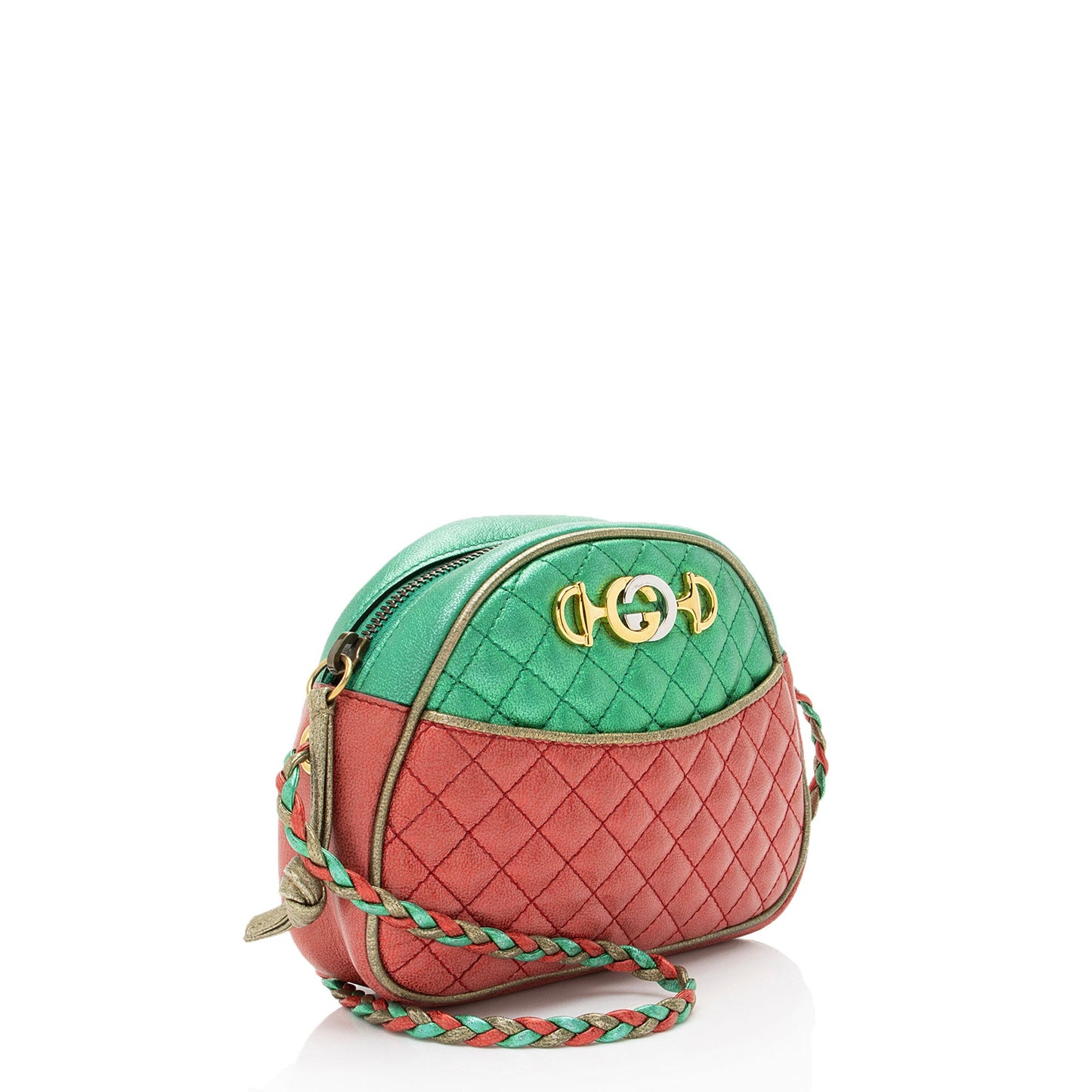 Gucci Metallic Leather Trapuntata Mini Bag