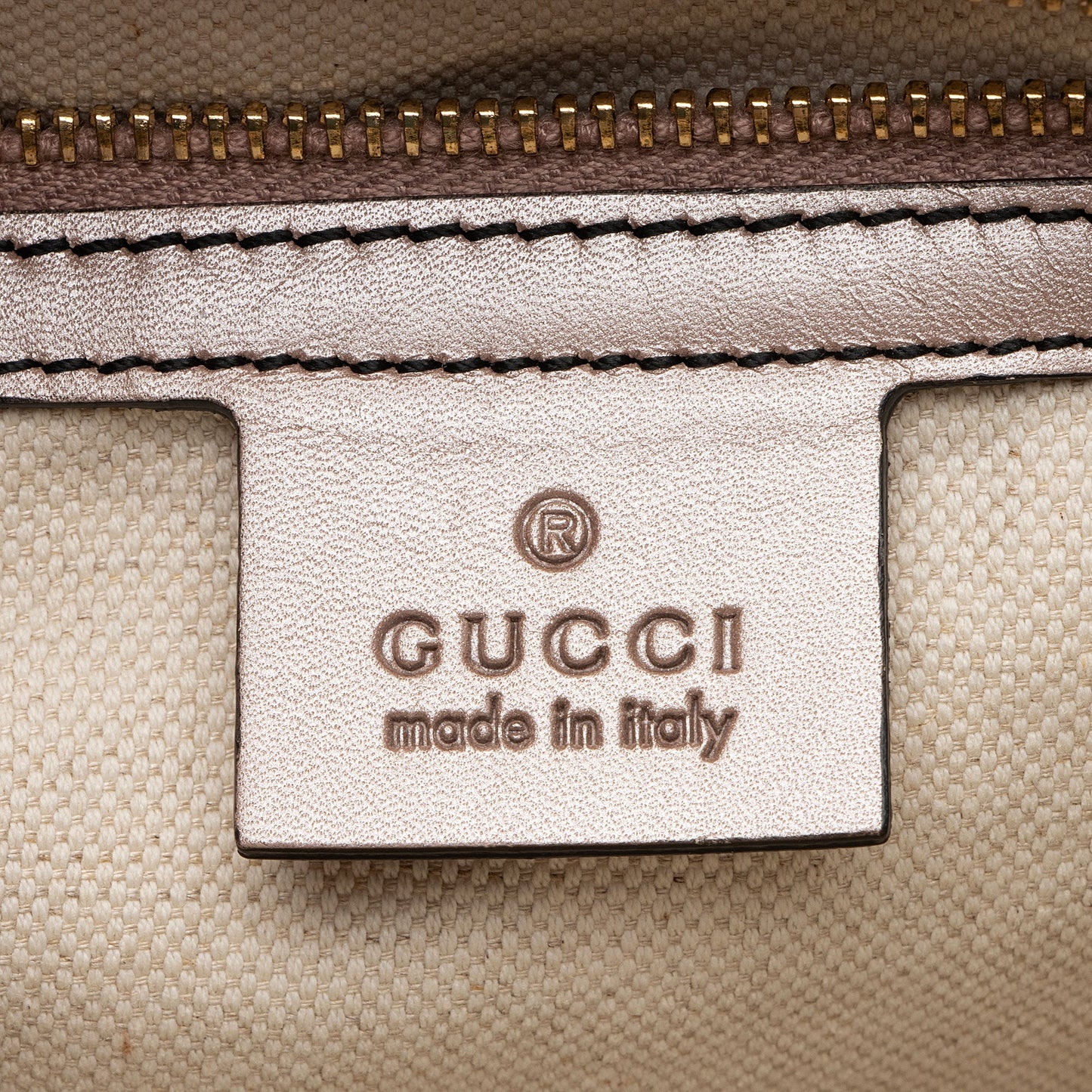 Gucci Metallic Patent Guccissima Leather Emily Large Shoulder Bag (SHF-v4gshd)