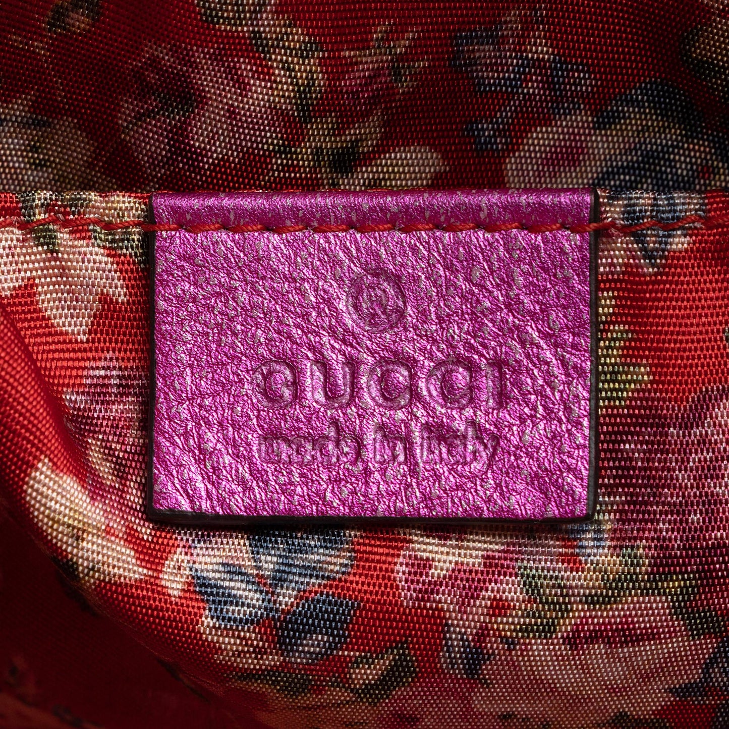 Gucci Metallic Quilted Leather Trapuntata Small Shoulder Bag