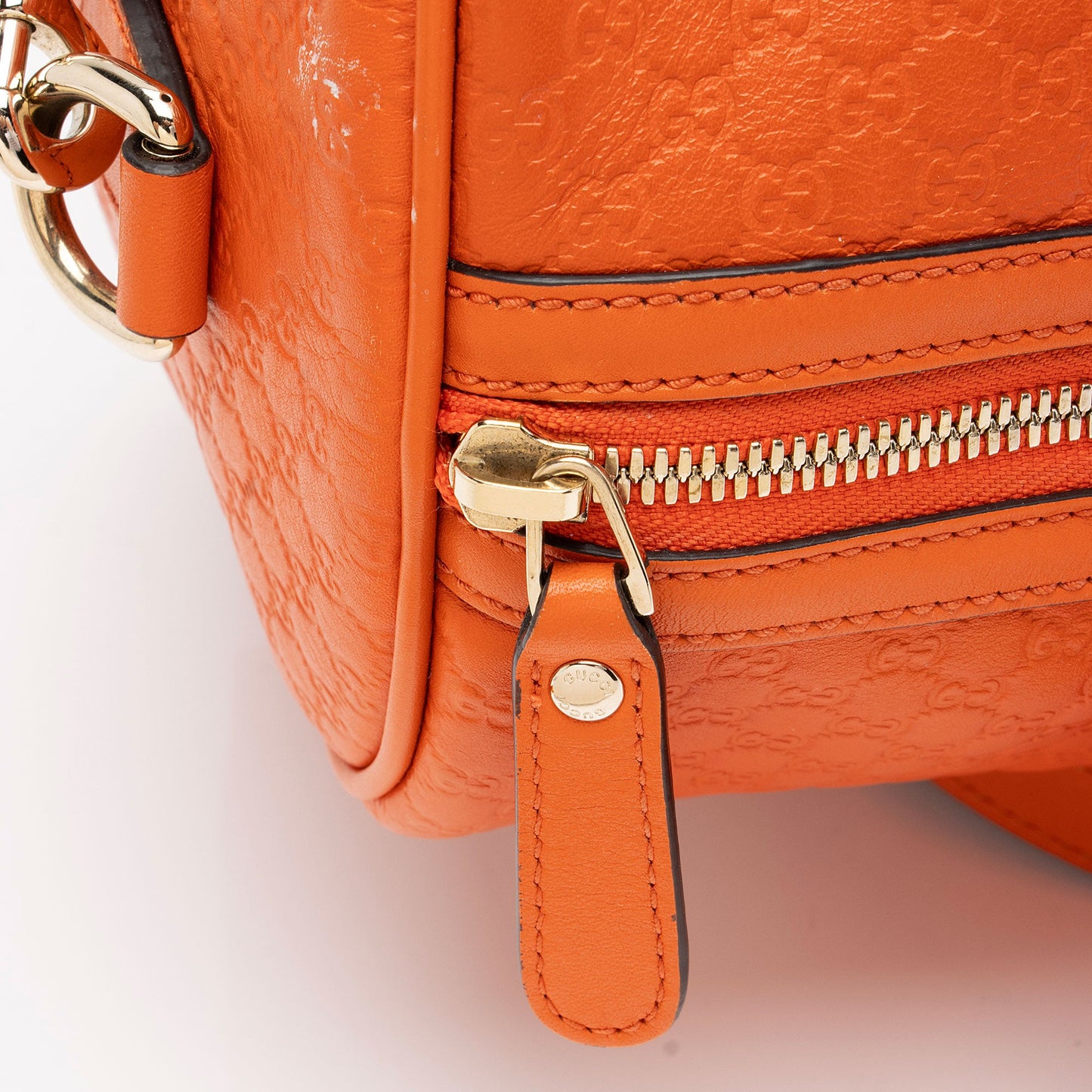 Gucci Microguccissima Leather Medium Boston Bag (SHF-GMQyjn)