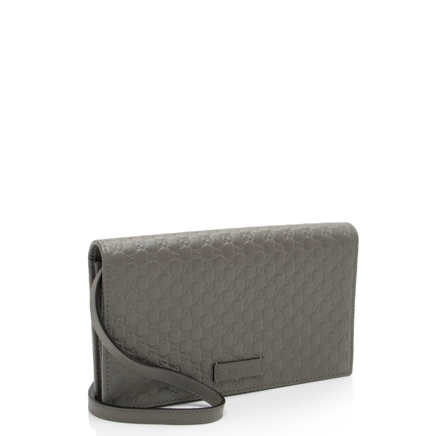 Gucci Microguccissima Leather Wallet Crossbody (SHF-XieKjF)