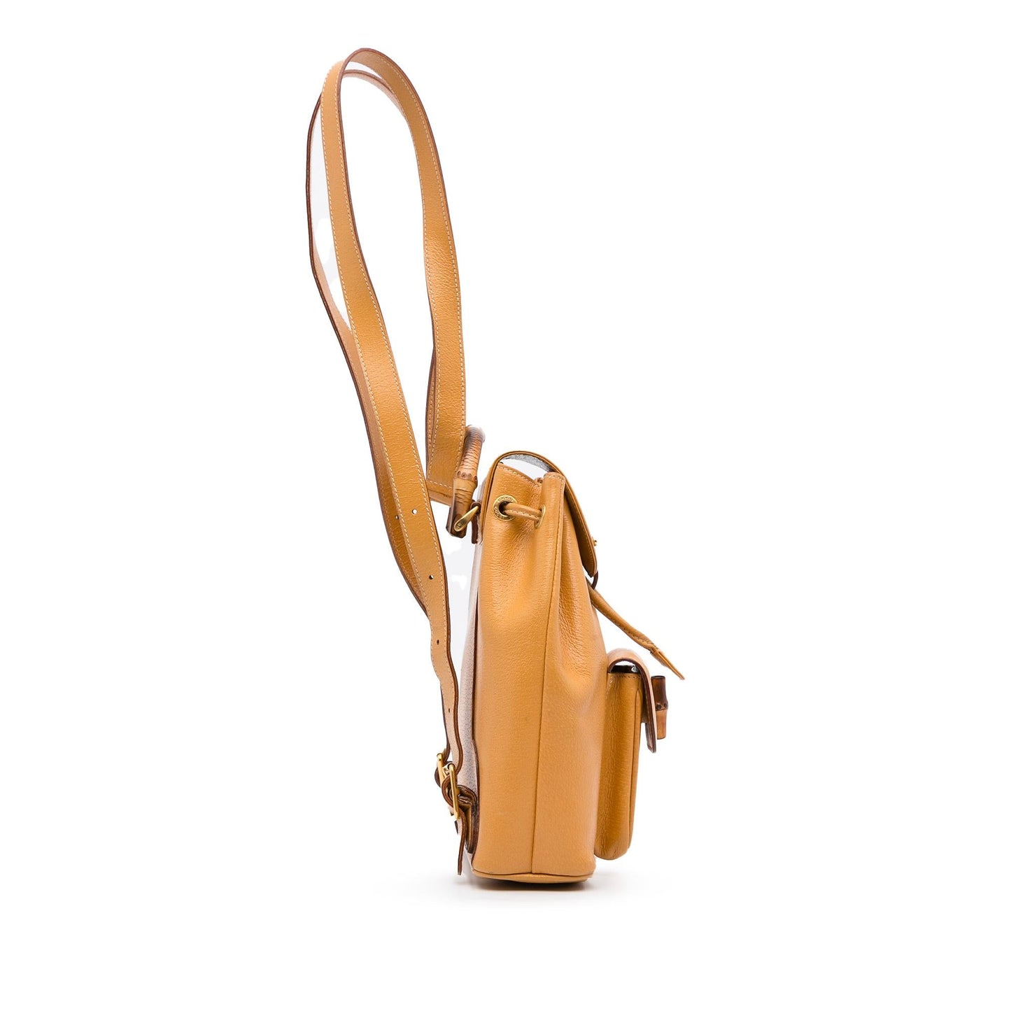 Gucci Mini Bamboo Leather Backpack (SHG-rseFEI)