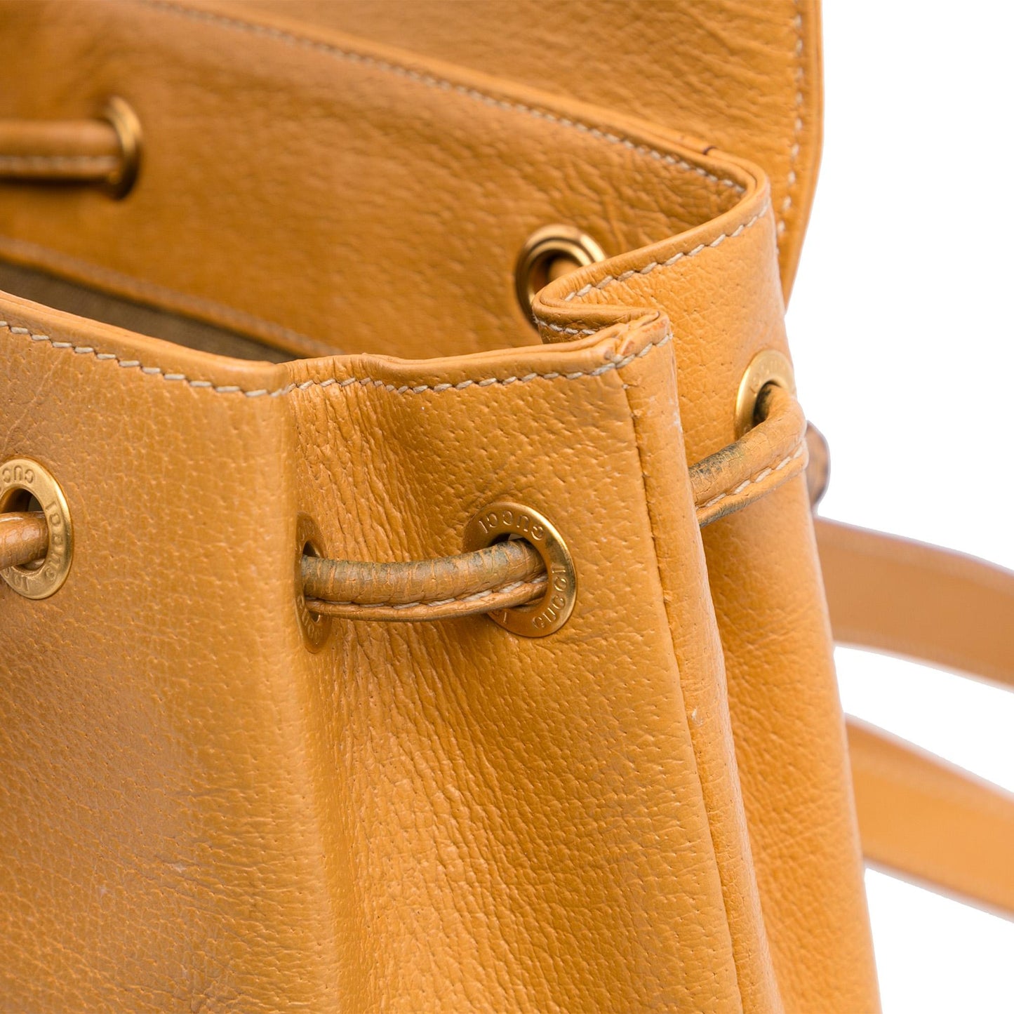 Gucci Mini Bamboo Leather Backpack (SHG-rseFEI)