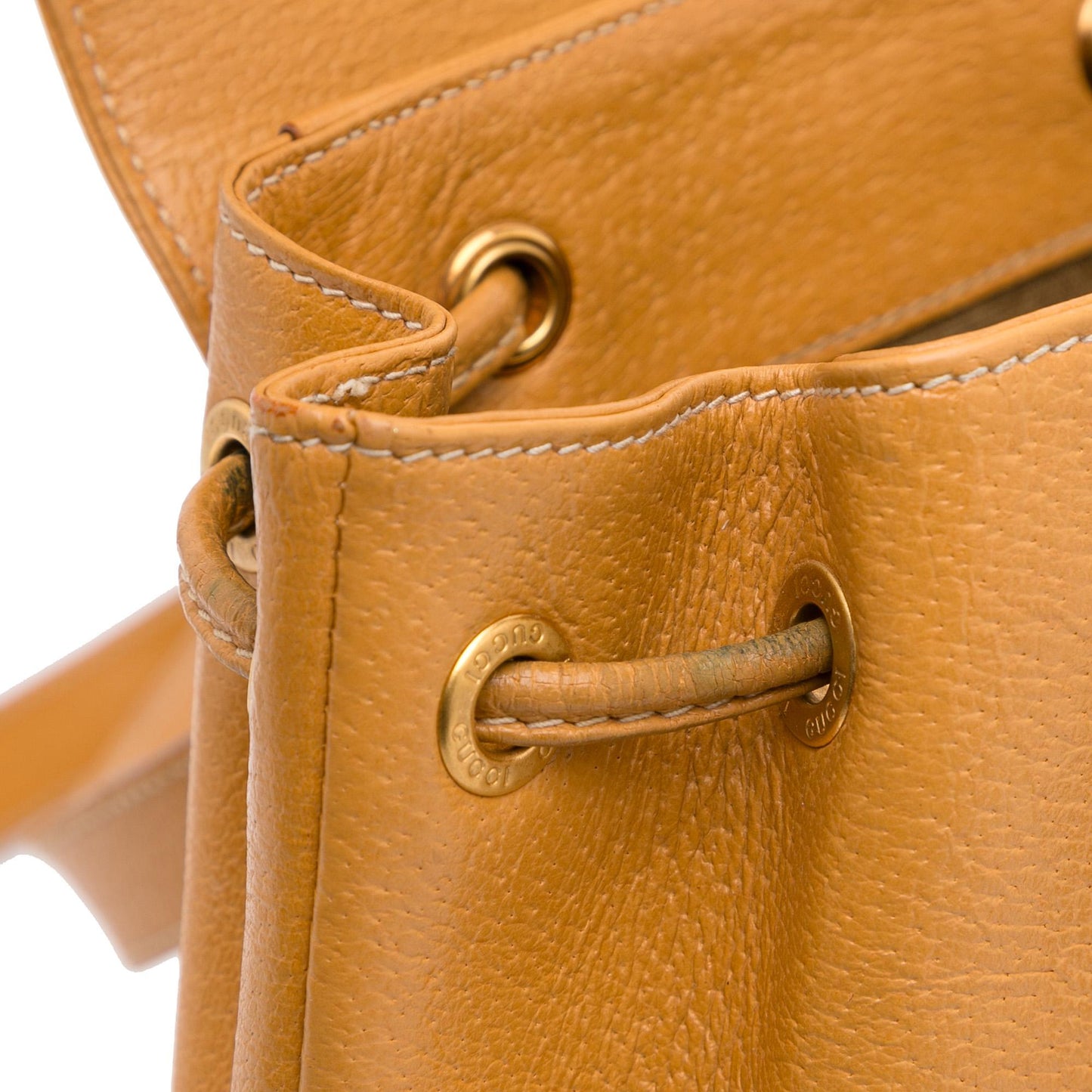 Gucci Mini Bamboo Leather Backpack (SHG-rseFEI)