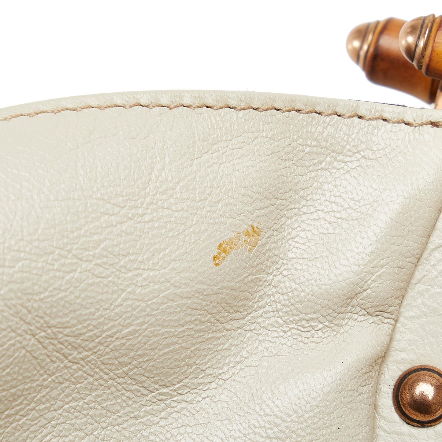 Gucci Mini Bamboo Studded Hobo (SHG-rQvld0)