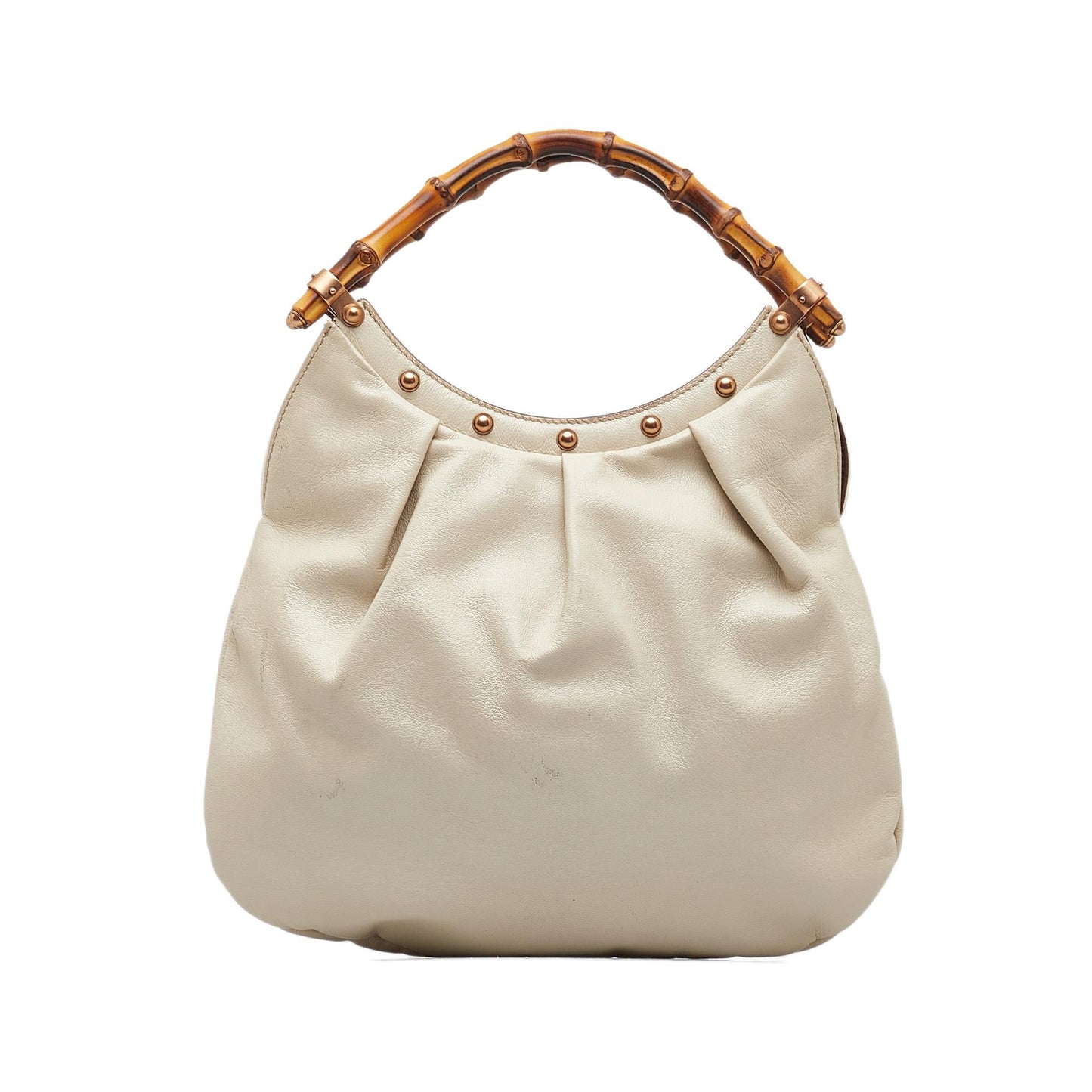 Gucci Mini Bamboo Studded Hobo (SHG-rQvld0)