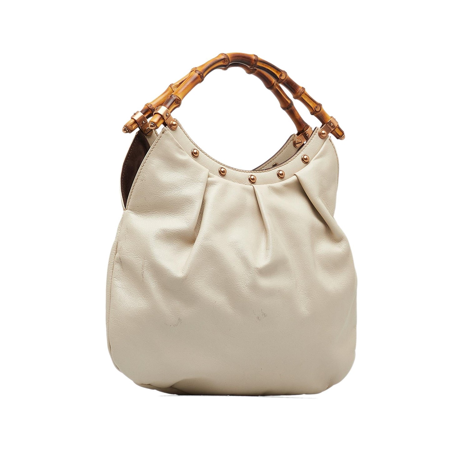 Gucci Mini Bamboo Studded Hobo (SHG-rQvld0)
