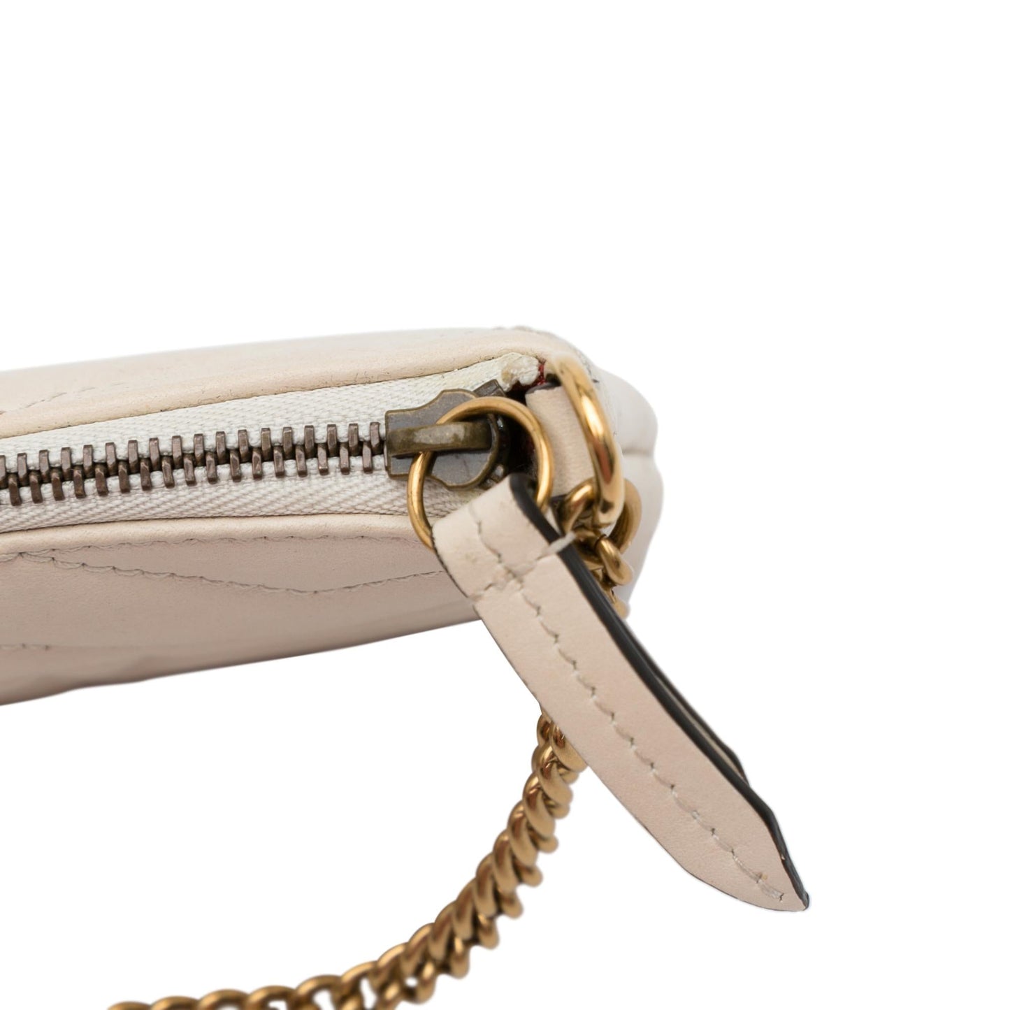 Gucci Mini GG Marmont Chain Baguette (SHG-Rla7Nz)
