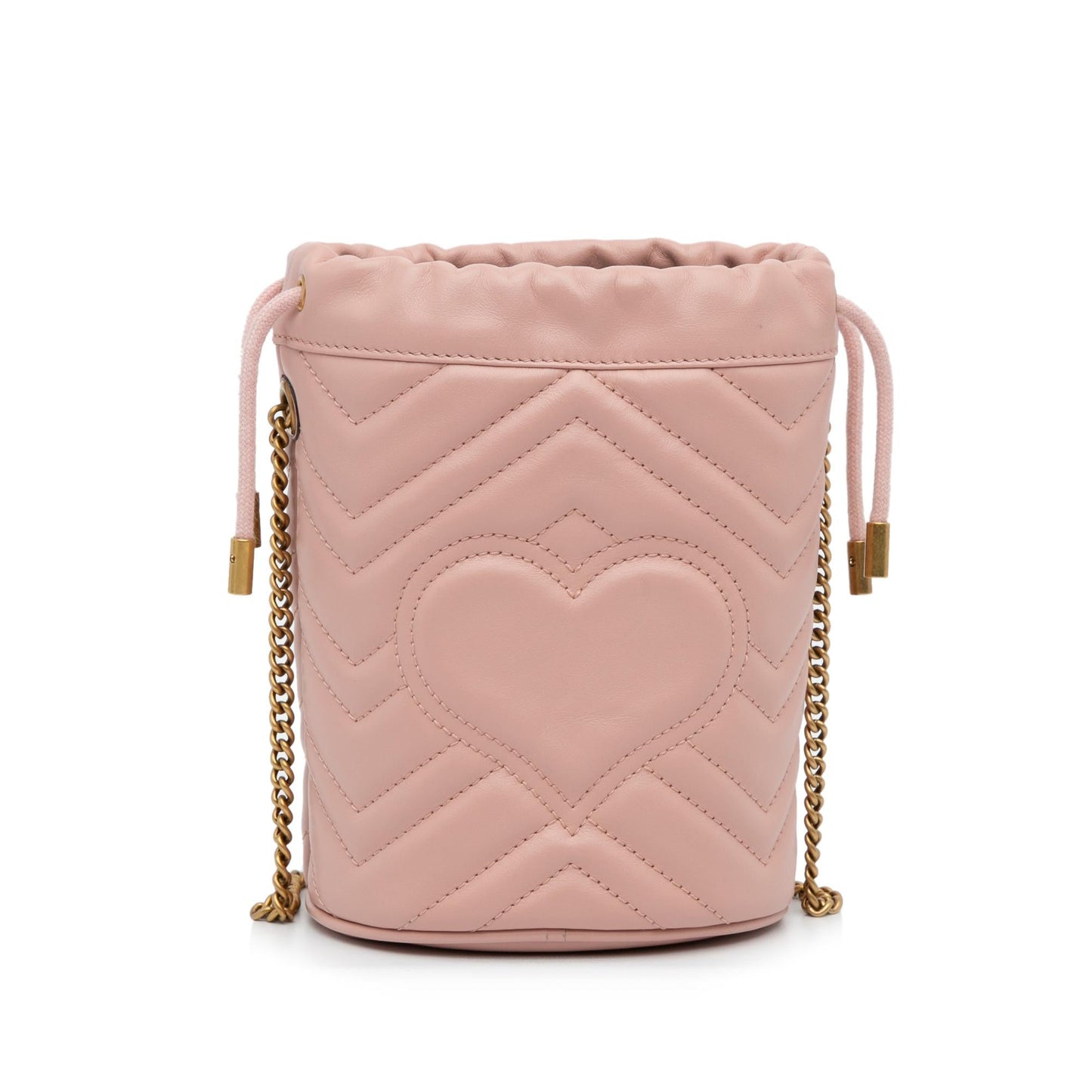 Gucci Mini GG Marmont Matelasse Bucket Bag (SHG-yidCFA)