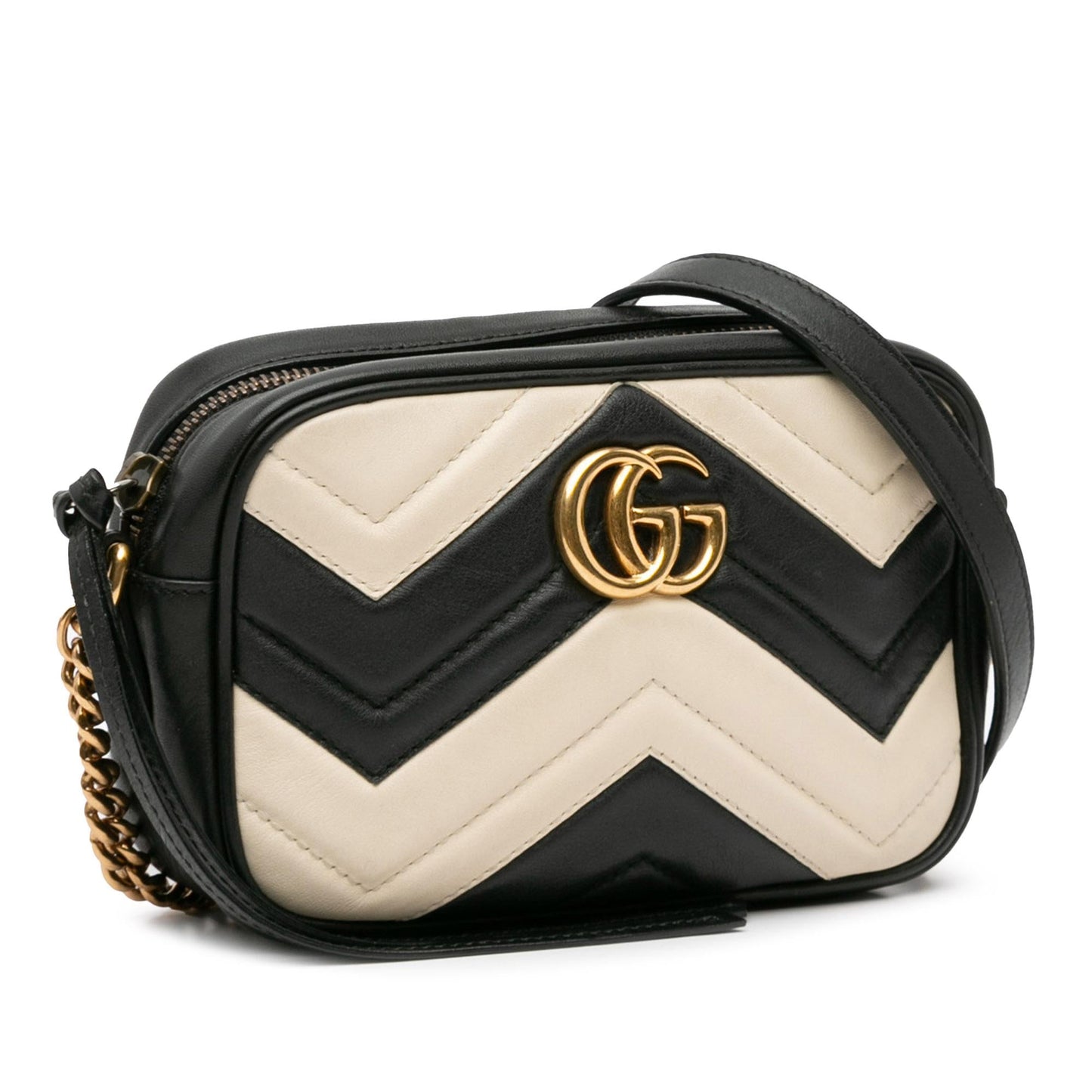 Gucci Mini GG Marmont Matelasse Crossbody Bag (SHG-MNuK5d)