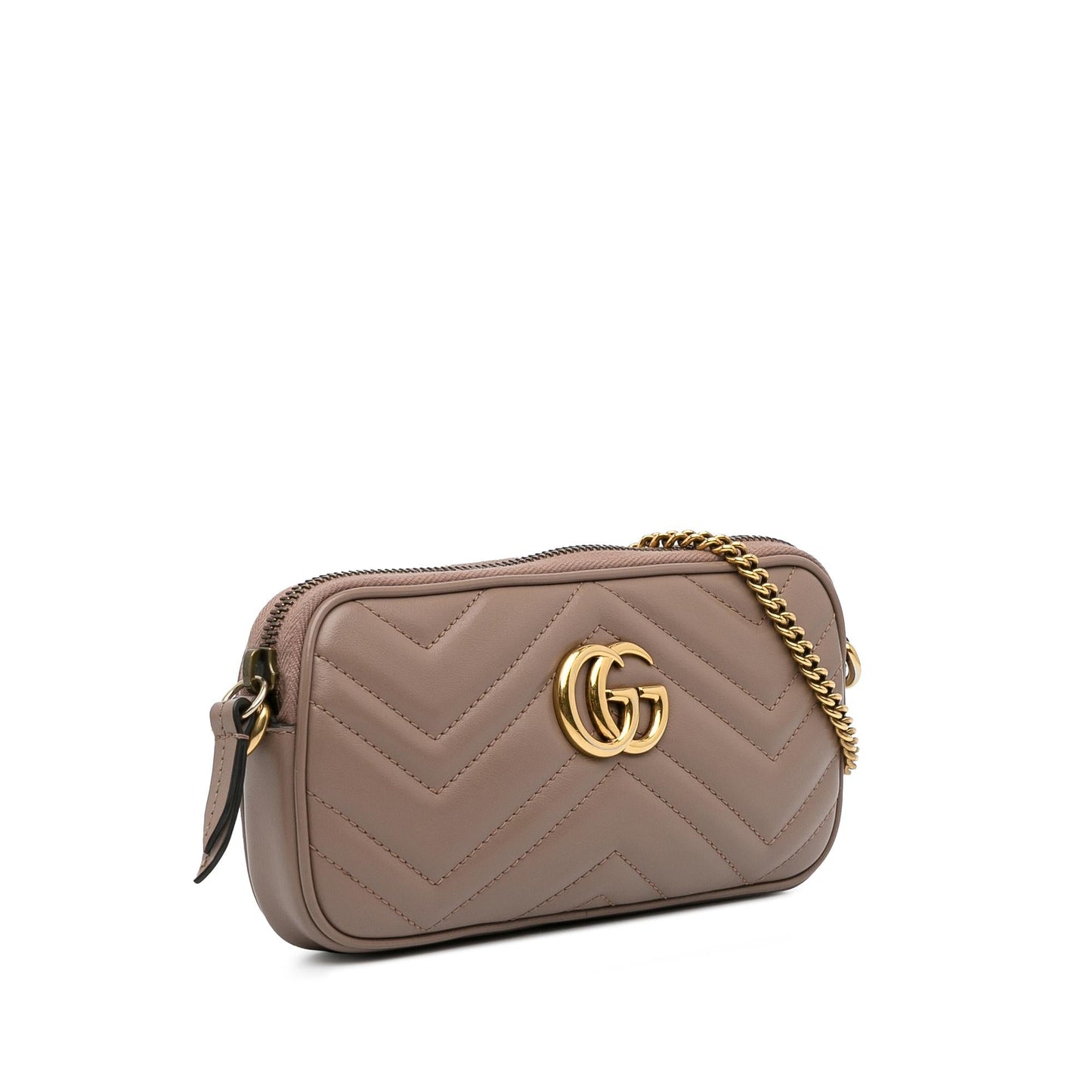 Gucci Mini GG Marmont Matelasse Crossbody (SHG-lhU1gO)