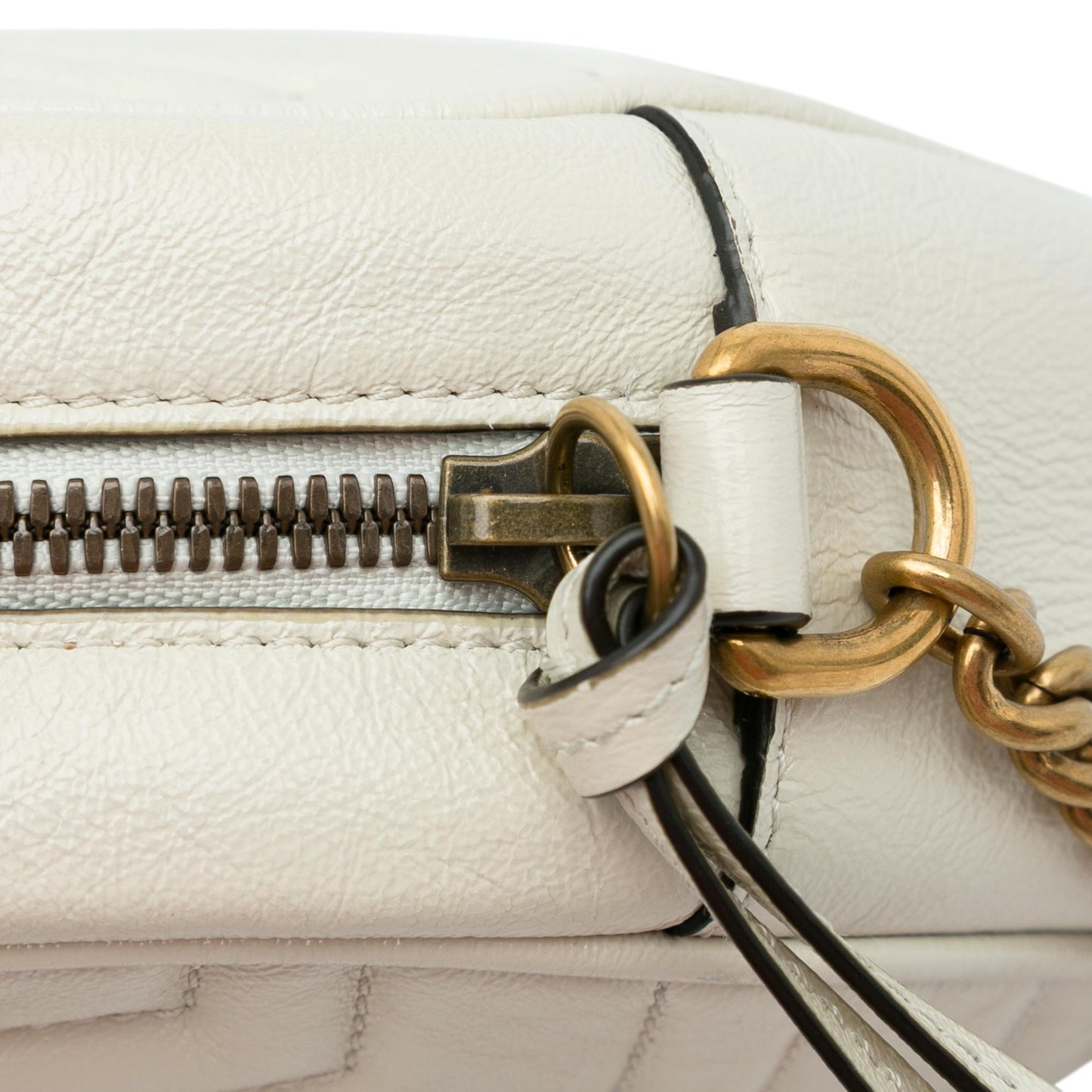 Gucci Mini GG Marmont Round Leather Crossbody Bag (SHG-Djif6j)
