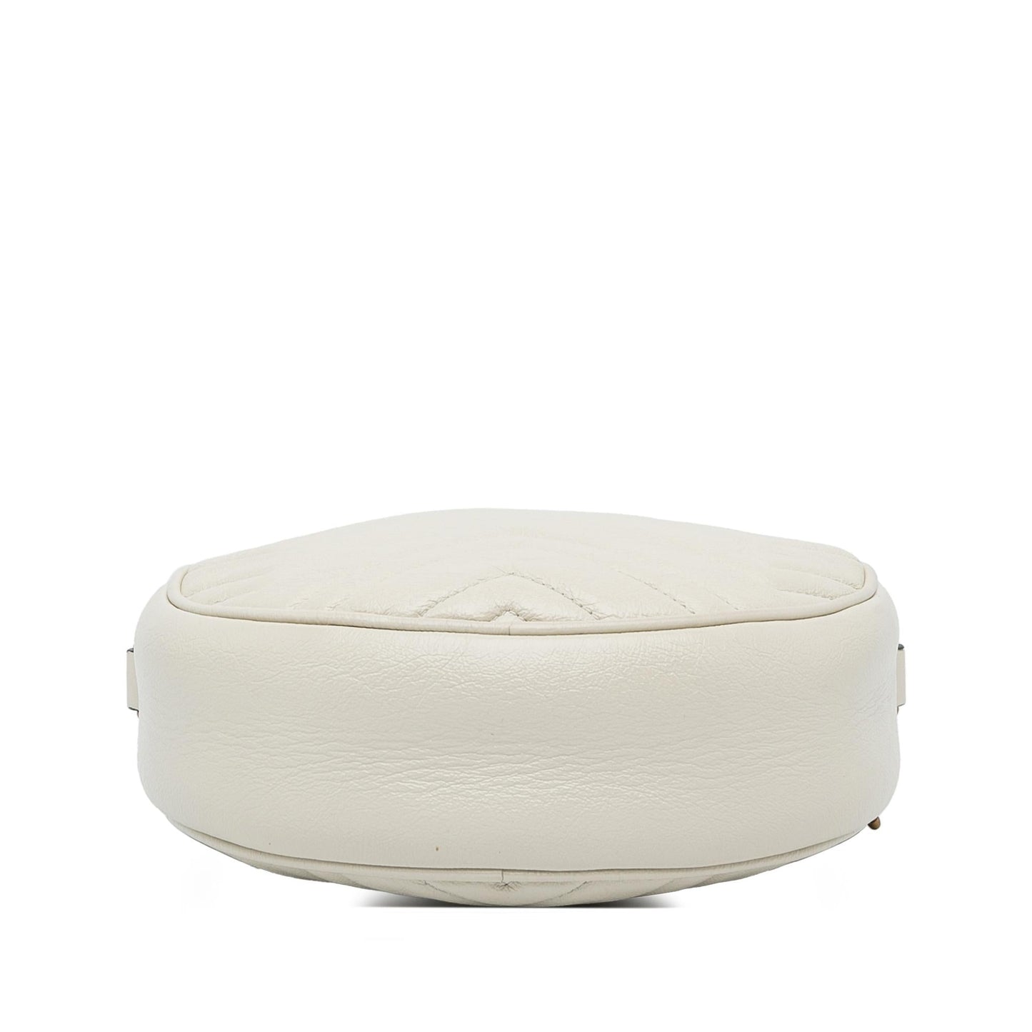 Gucci Mini GG Marmont Round Leather Crossbody Bag (SHG-Djif6j)