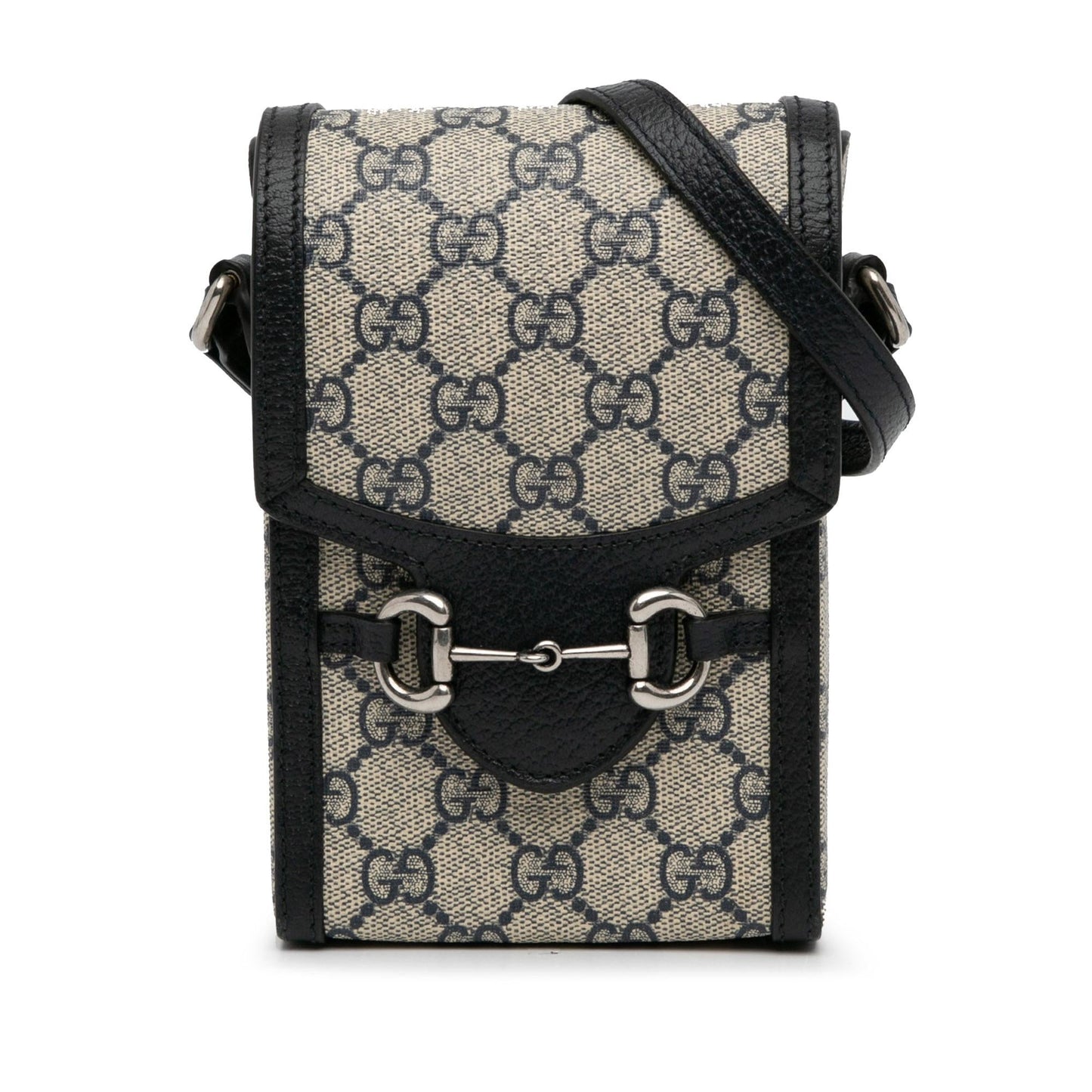 Gucci Mini GG Supreme Horsebit 1955 Crossbody Bag (SHG-SJQgQ9)