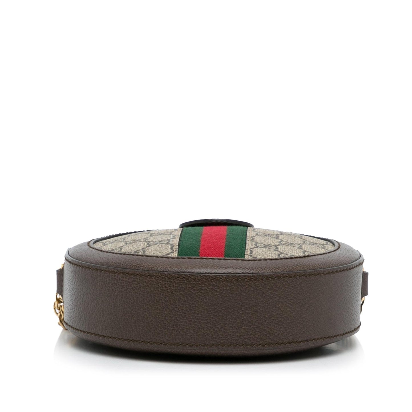 Gucci Mini GG Supreme Round Ophidia Crossbody (SHG-aFu3qu)
